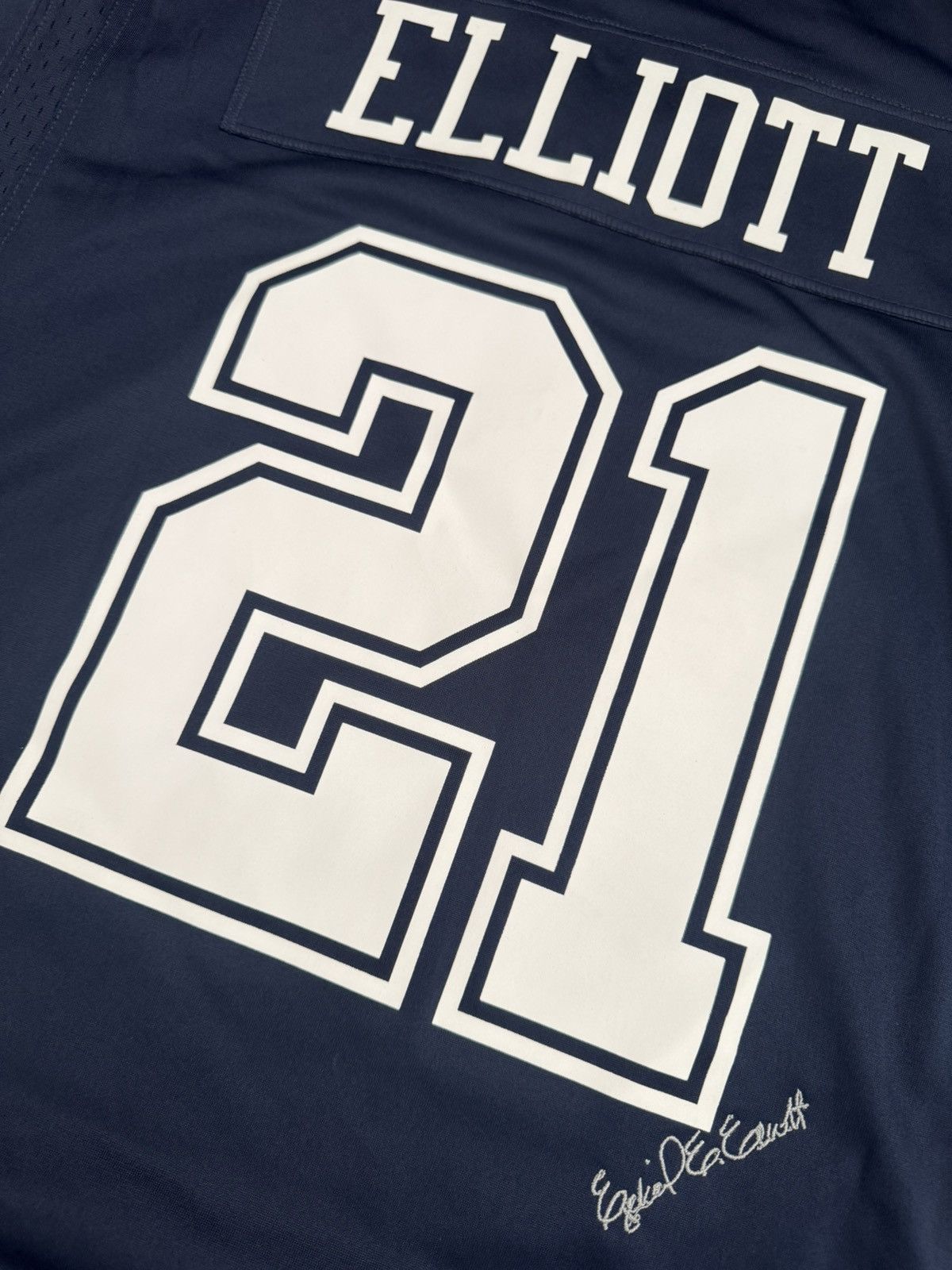 Nike Dallas Cowboys Ezekiel Elliot #21 NFL On Field Home Jersey Size US XL / EU 56 / 4 - 8 Thumbnail