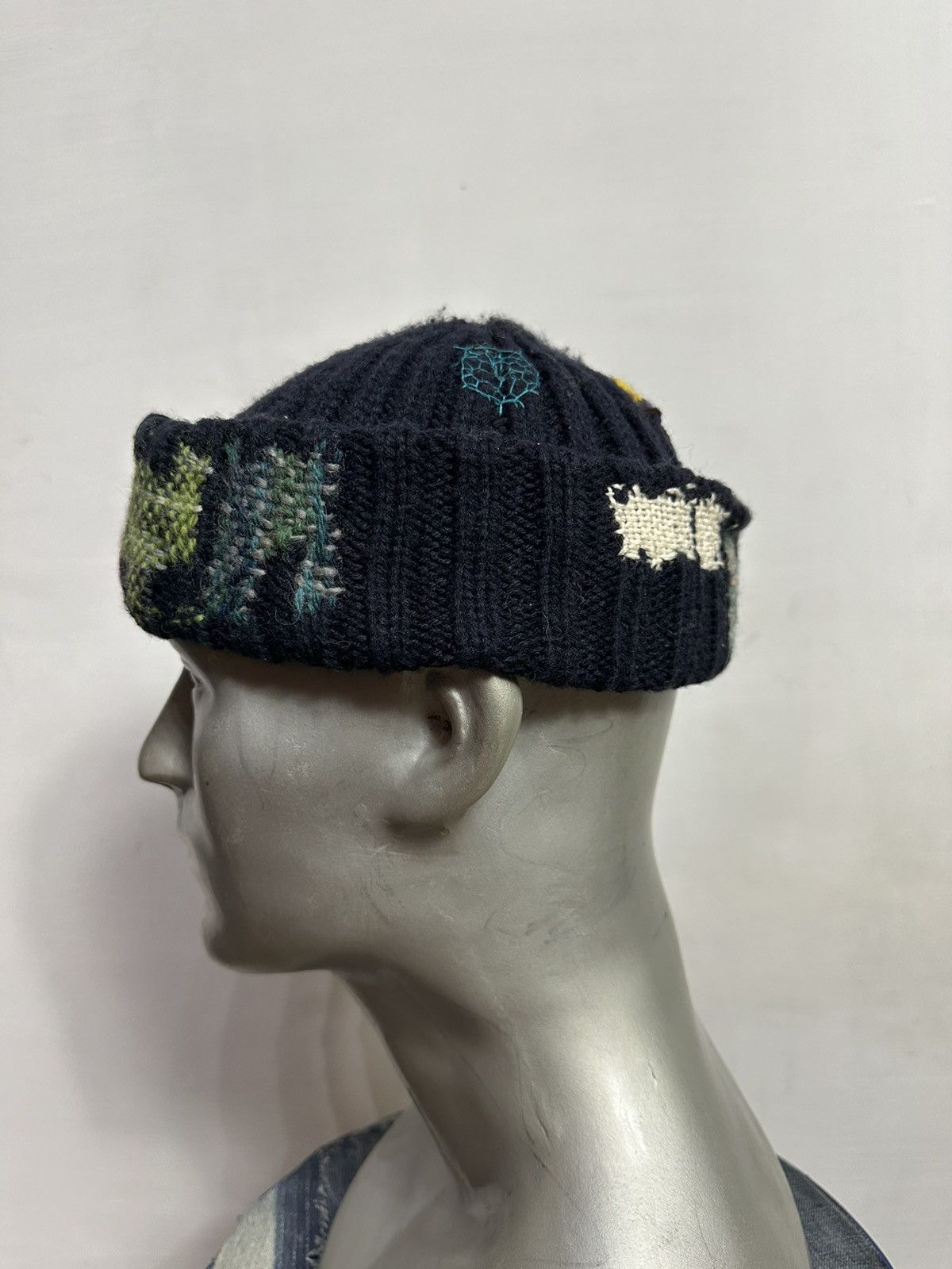 Handmade Custom Made Nice Design Art Knitted Spider Beanie Hats Size ONE SIZE - 9 Thumbnail
