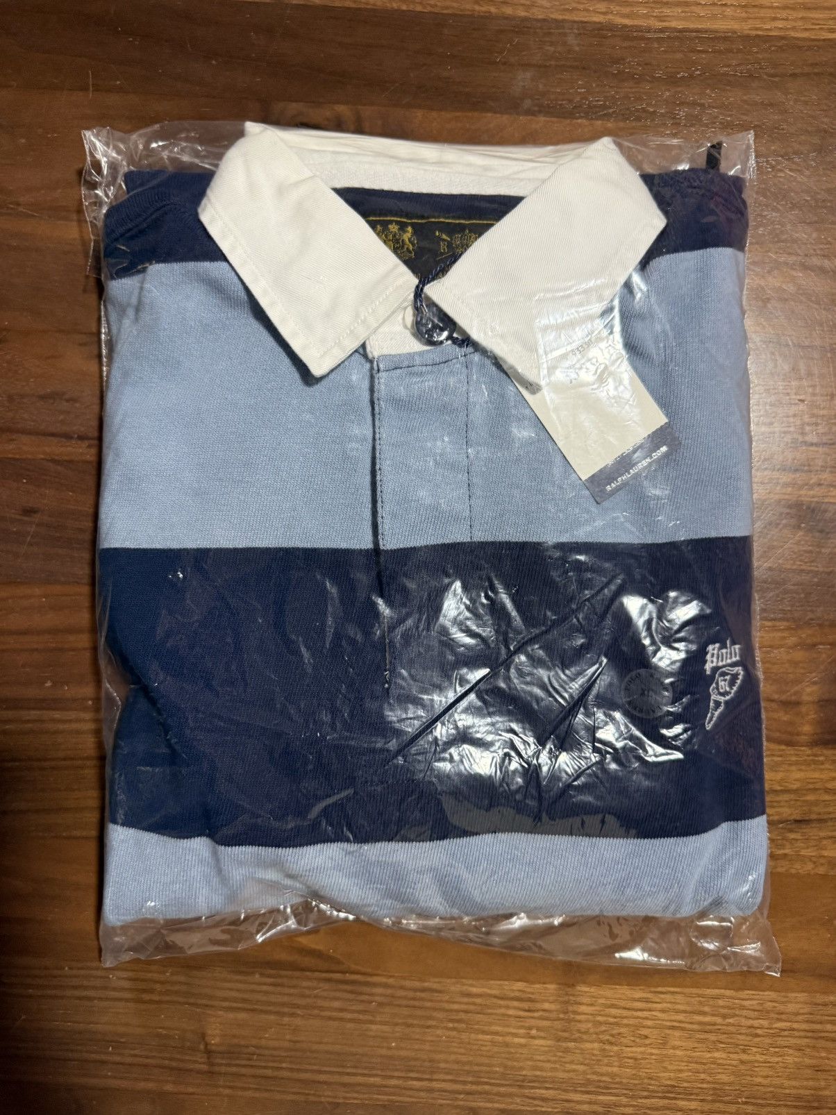 Polo Ralph Lauren Polo Ralph Lauren Classic Fit Embroidered Rugby Shirt Blue Size US XL / EU 56 / 4 - 6 Thumbnail
