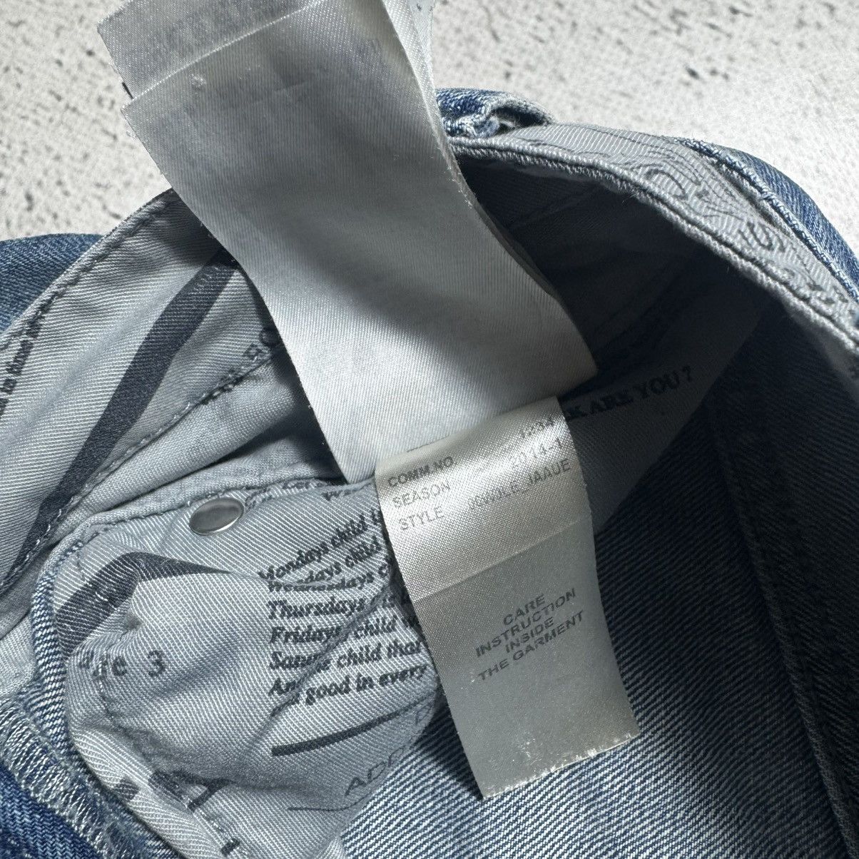 John Galliano vintage y2k destroyed John galliano jeans double waist Size 28" / US 6 / IT 42 - 14 Thumbnail
