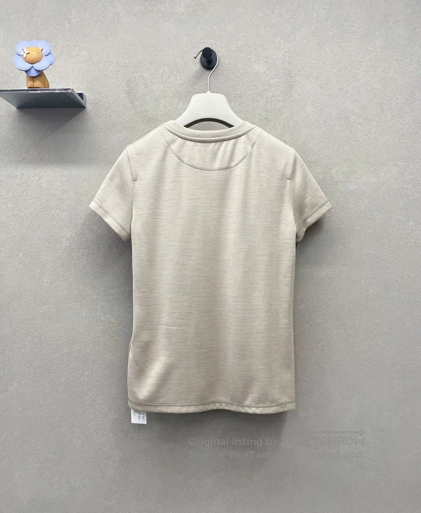 Hermes Hermes Beige Short Sleeve T-shirt. Size US XS / EU 42 / 0 - 2 Thumbnail