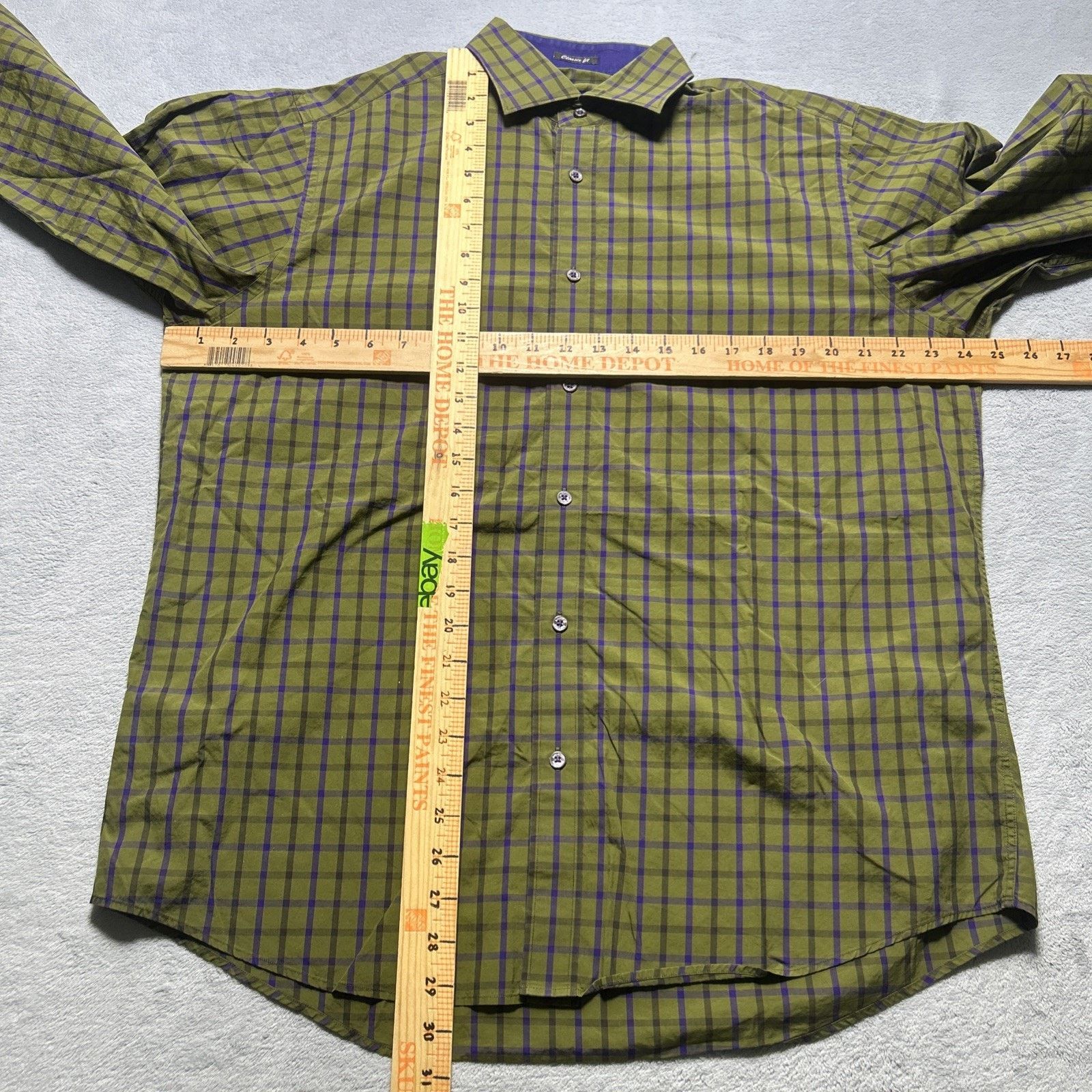 BUGATCHI Bugatchi Brushpopper Button Up Shirt Mens Large Long sleeve Size US L / EU 52-54 / 3 - 5 Thumbnail