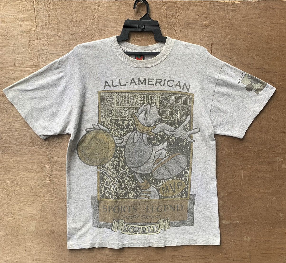 Cartoon Network × Mickey Unlimited × Vintage Vintage 90’s Donald All American Legend T Shirt Size US L / EU 52-54 / 3 - 3 Thumbnail