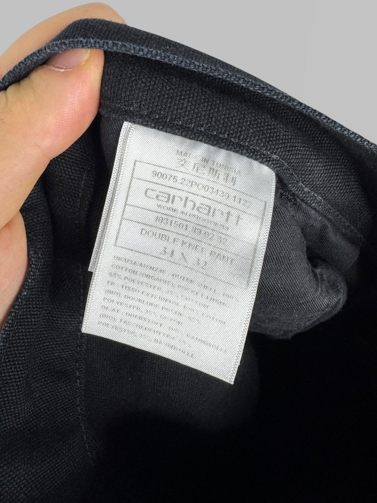 Carhartt Wip CARHARTT WIP BLACK DOUBLE KNEE JEANS SIZE 34 Size US 34 / EU 50 - 8 Thumbnail