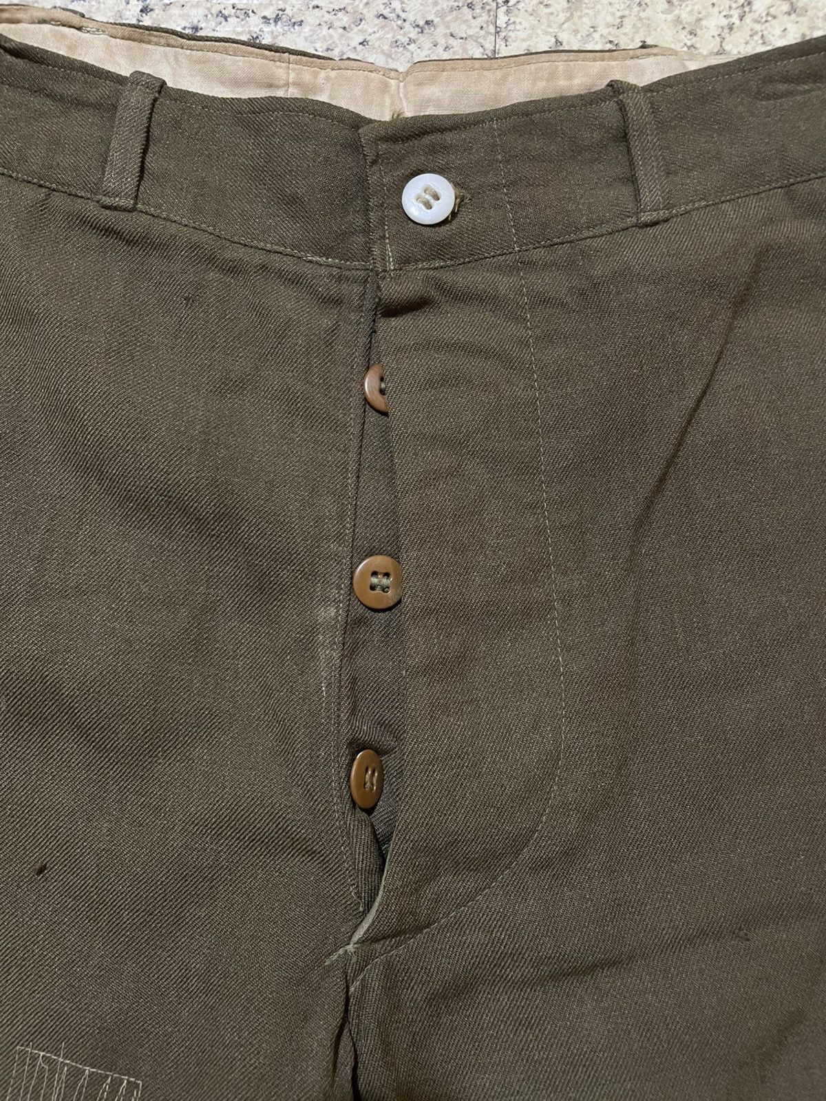 Vintage ARCHIVAL VINTAGE US ARMY M-1945 TROUSERS WWII KOREAN WAR ERA Size US 31 - 7 Thumbnail