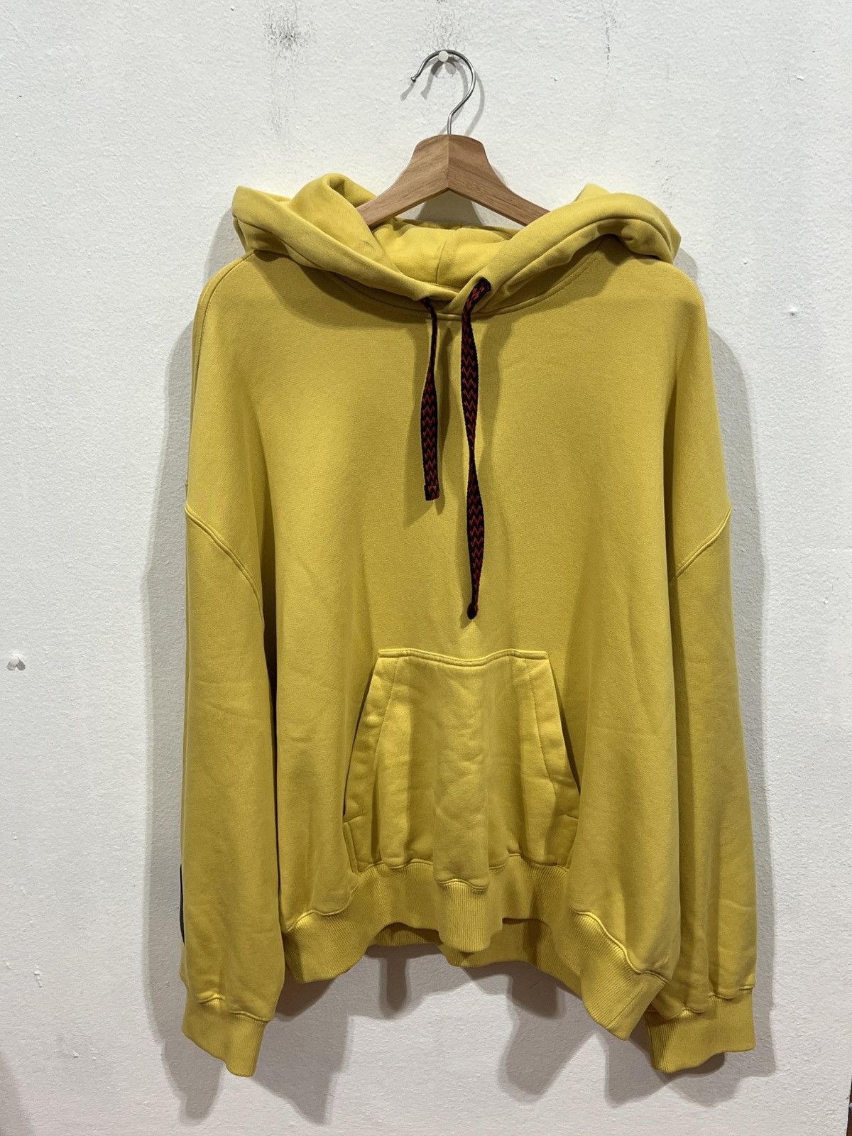 Lanvin Lanvin Yellow/Red Logo Hoodie Size US M / EU 48-50 / 2 - 1 Thumbnail