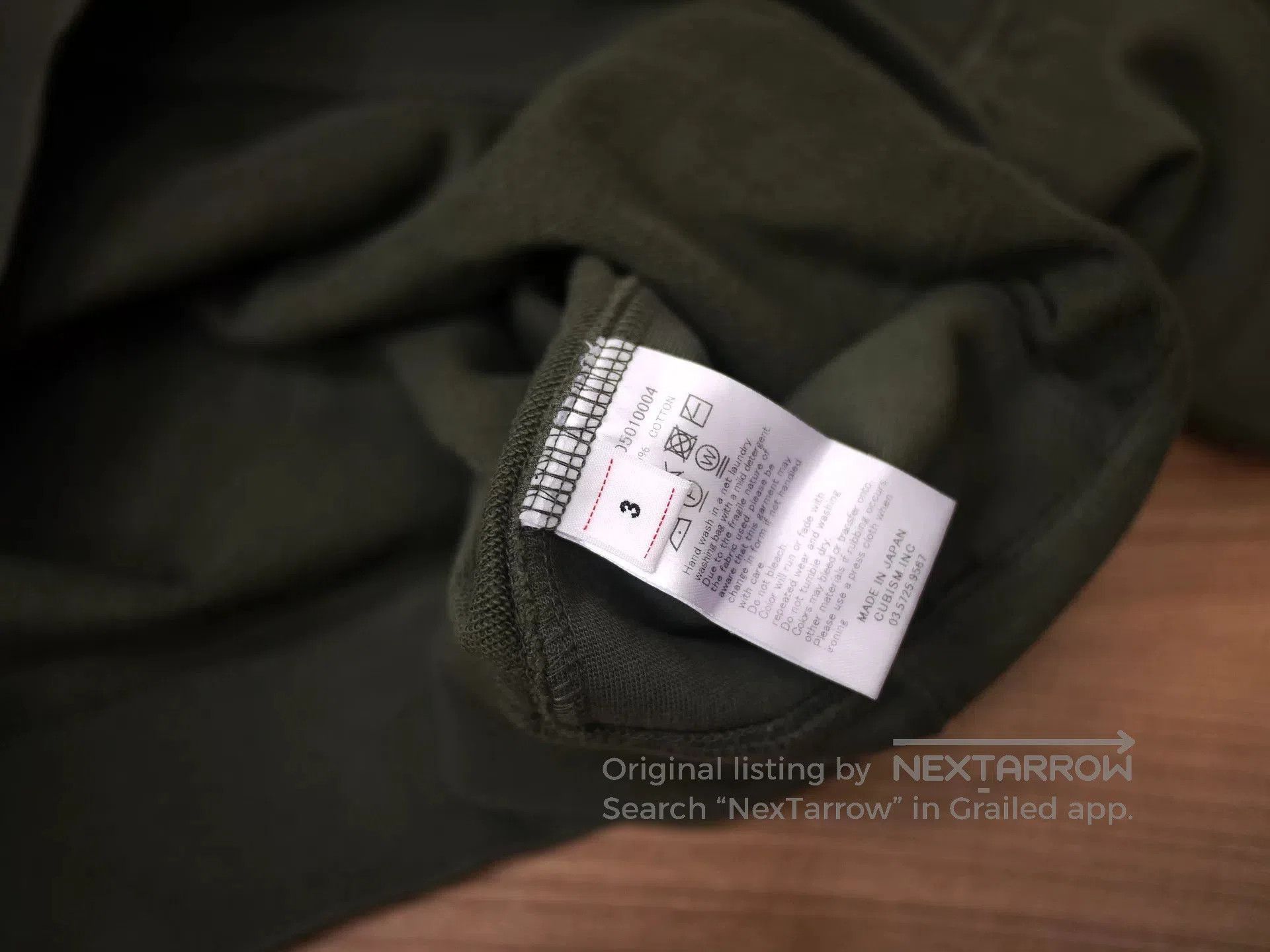 Visvim VISVIM JV Jumbo Hoodie Olive Green. Size US L / EU 52-54 / 3 - 6 Thumbnail