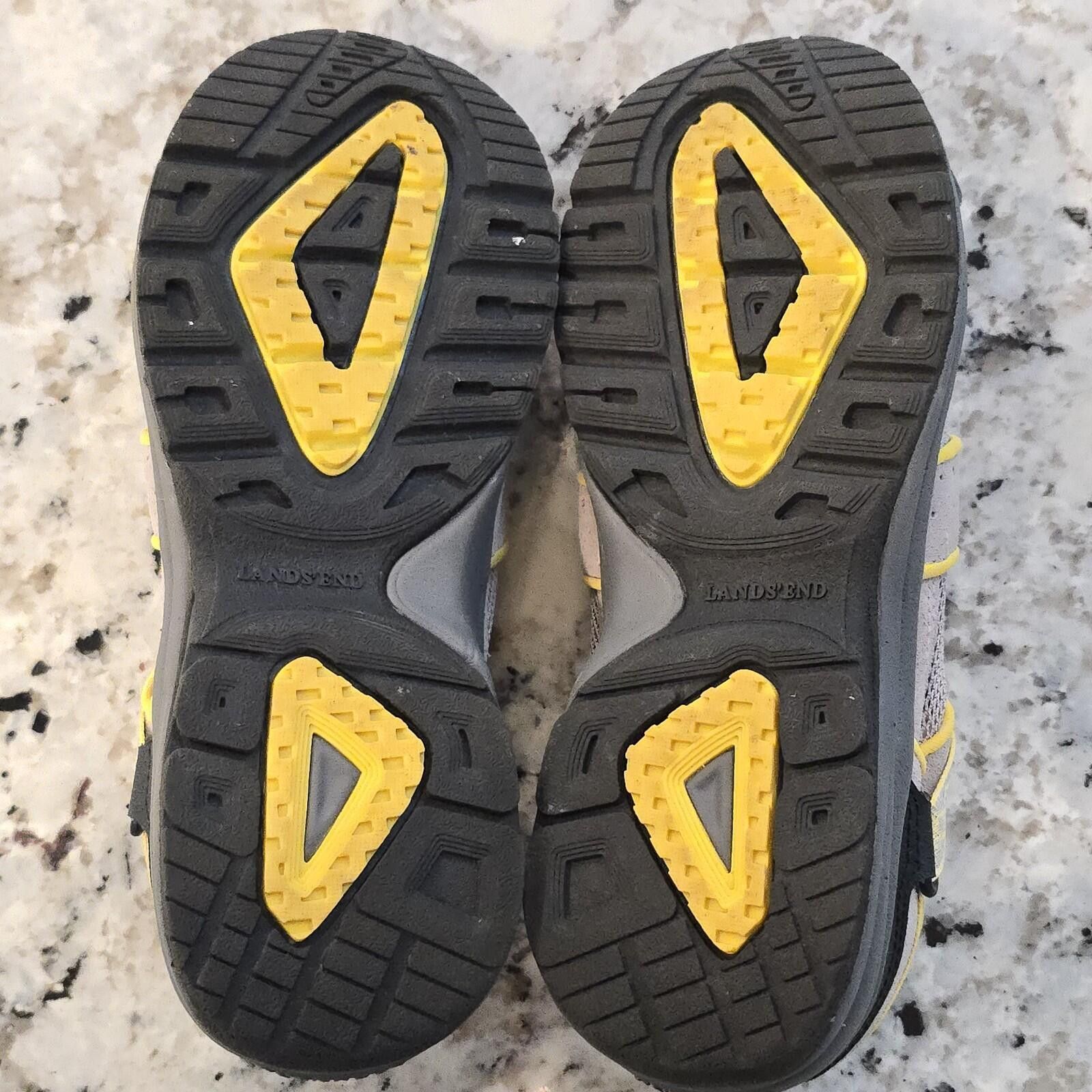 Lands' End Lands End - Womens 6.5 Gull Gray Yellow Trekker Shoes Size US 6.5 / IT 36.5 - 9 Thumbnail