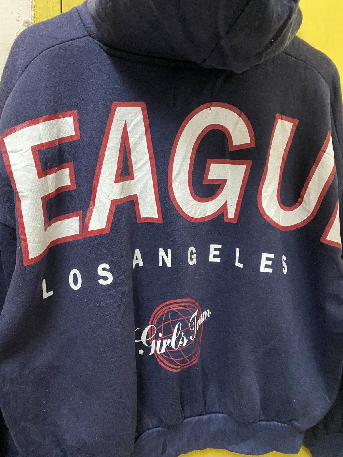 Bershka League Los Angeles Girl Team Baggy Hoodie Size S / US 4 / IT 40 - 5 Thumbnail