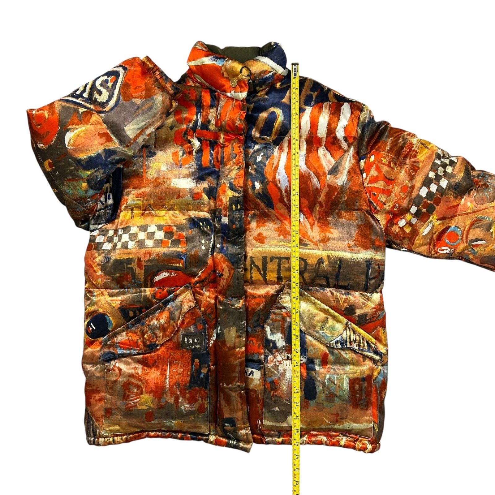 Iceberg VTG 90s CENTO CENTO ICEBERG PUFFER BOMBER JACKET ART SIZE 42 Size M / US 6-8 / IT 42-44 - 12 Thumbnail