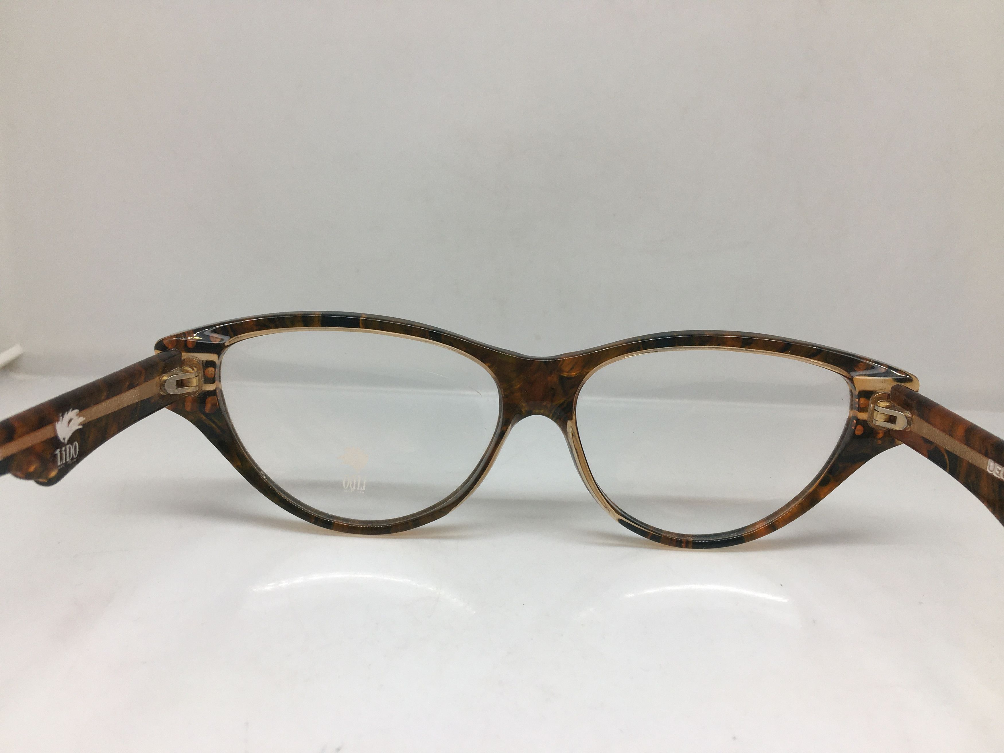 Vintage Vintage Lido Delphes Diva Eyeglasses Frame France Size ONE SIZE - 5 Thumbnail