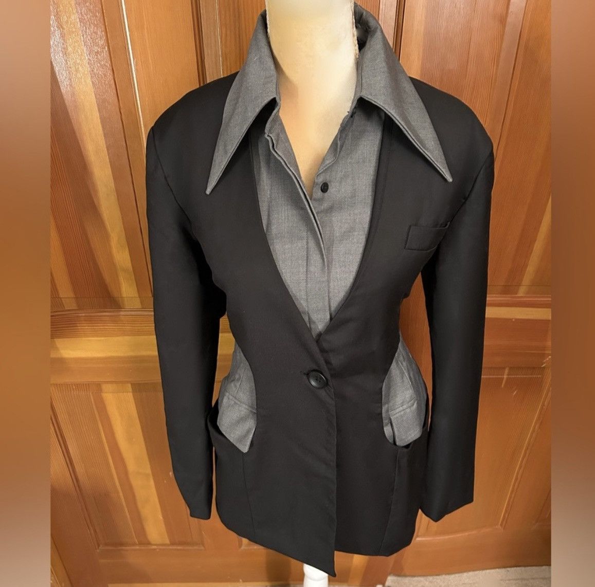 Designer × Other NWT, Lavishly Paris Women’s Hollow Out Layered Blazer Size M / US 6-8 / IT 42-44 - 2 Thumbnail