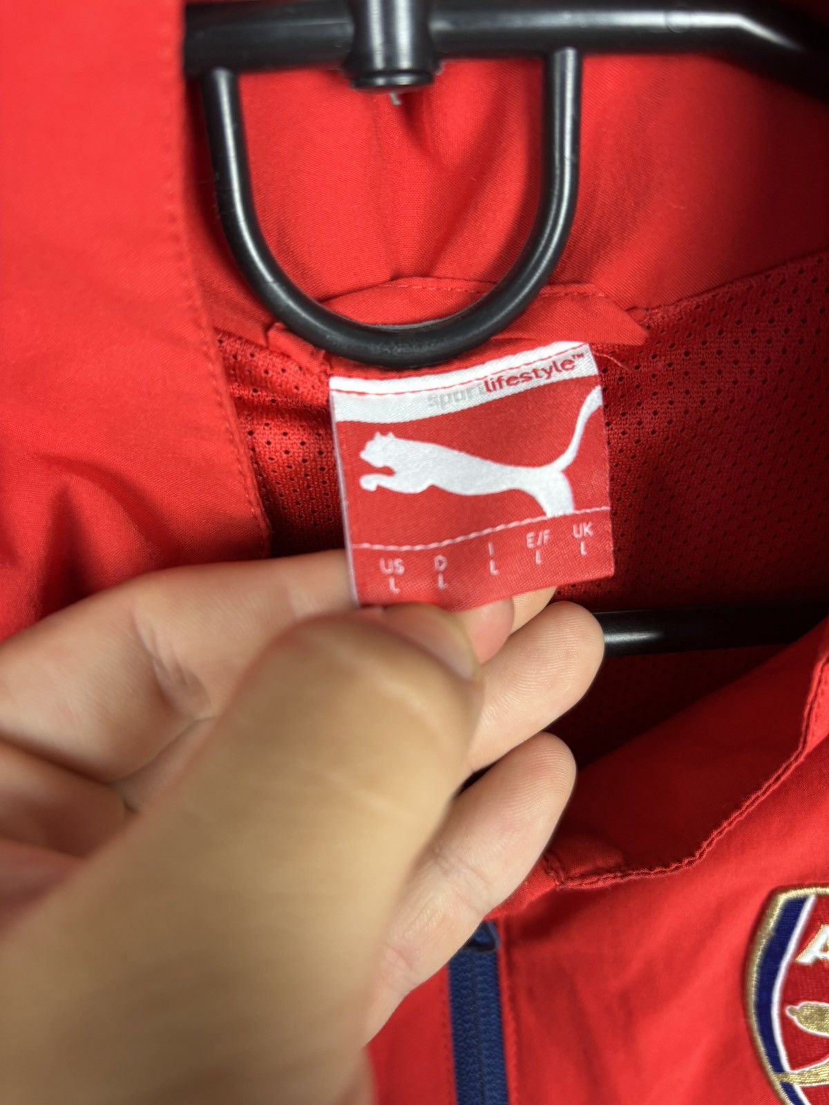 Puma Puma Arsenal 2014 Football Jacket Training Soccer Track Top Size US L / EU 52-54 / 3 - 4 Thumbnail