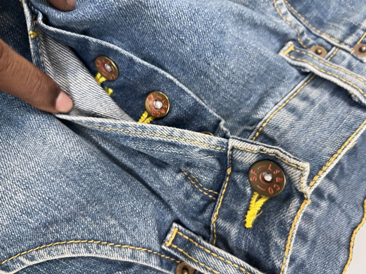 Levi's Vintage Levi’s engineer jeans buckle belt denim Size US 30 / EU 46 - 6 Thumbnail
