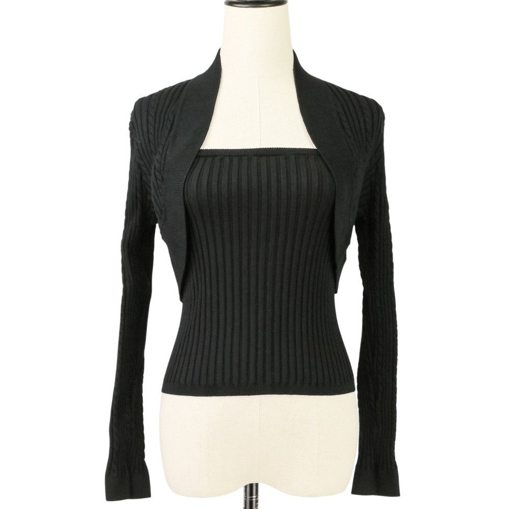 Other Other Loulou Willoughby Bustier Bolero 2way Knitwear Textile Tops 212420-16-060 DUTY FREE for USA Size ONE SIZE - 1 Thumbnail