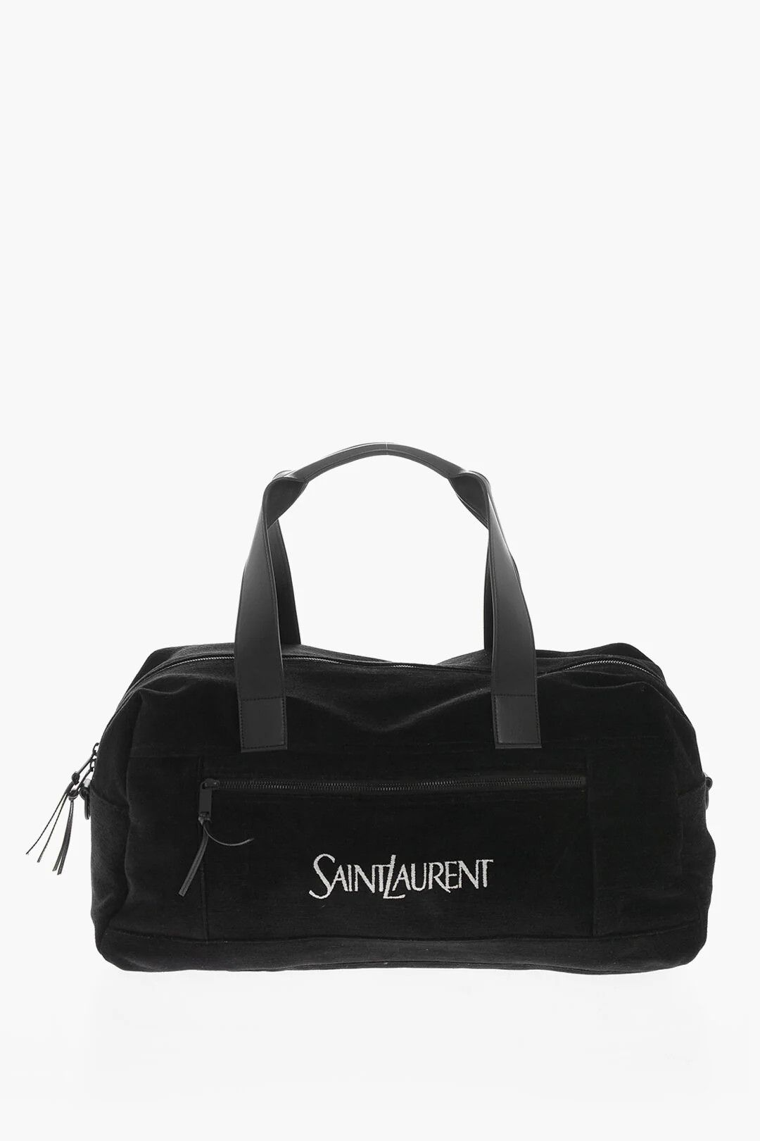 Saint Laurent Paris og1mm0426 Size: OS / Solid-Color Duffel Bag in Black Size ONE SIZE - 1 Thumbnail