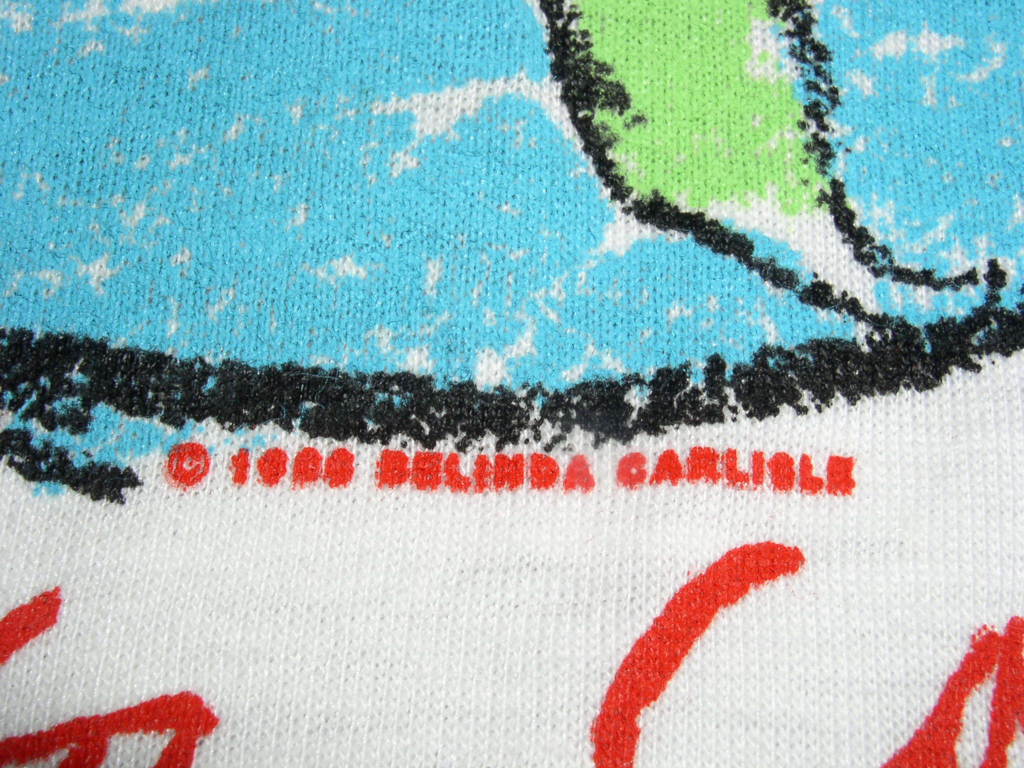 Band Tees Belinda Carlisle Concert Tour Shirt 1988 Single Stitched Size US XL / EU 56 / 4 - 5 Thumbnail