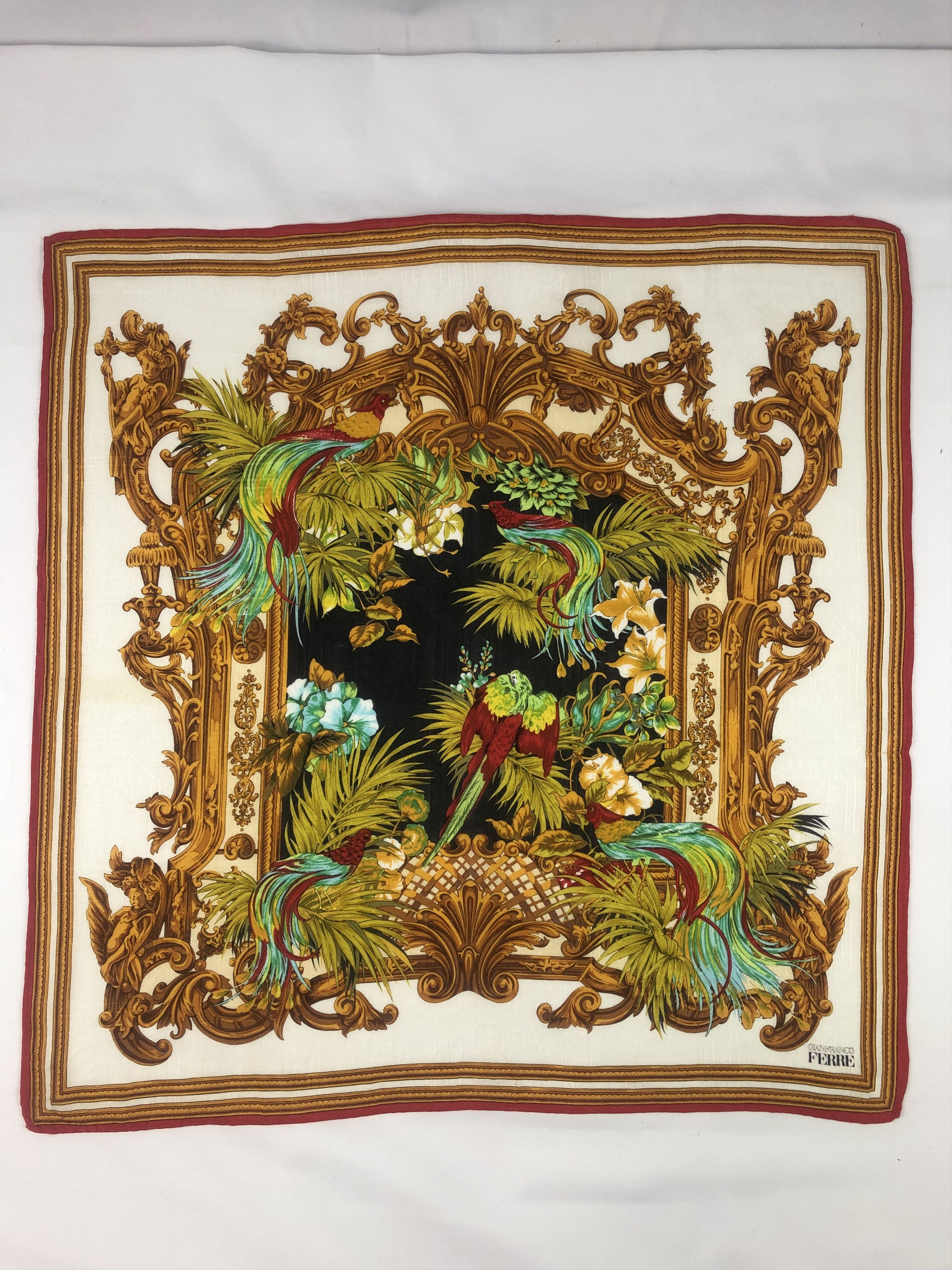Gianfranco Ferre × Vintage Gianfranco Ferre Handkerchief / Bandana / Neckerchief Size ONE SIZE - 3 Thumbnail