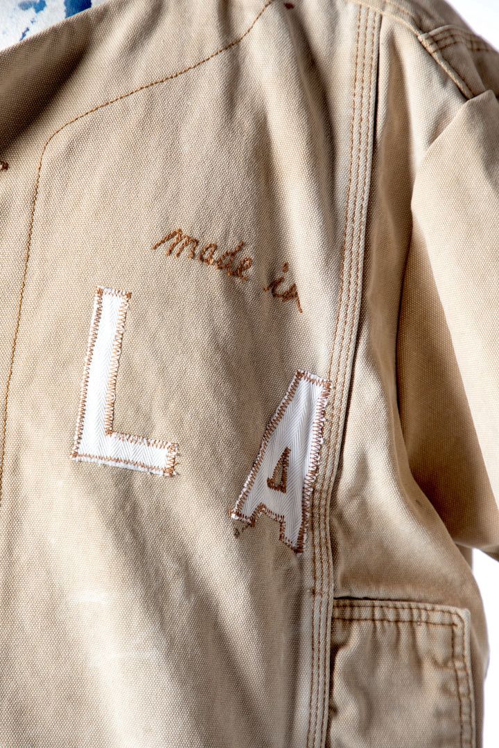 Greg Lauren $1250 Greg Lauren Tan Baseball Shirt Size US L / EU 52-54 / 3 - 6 Thumbnail