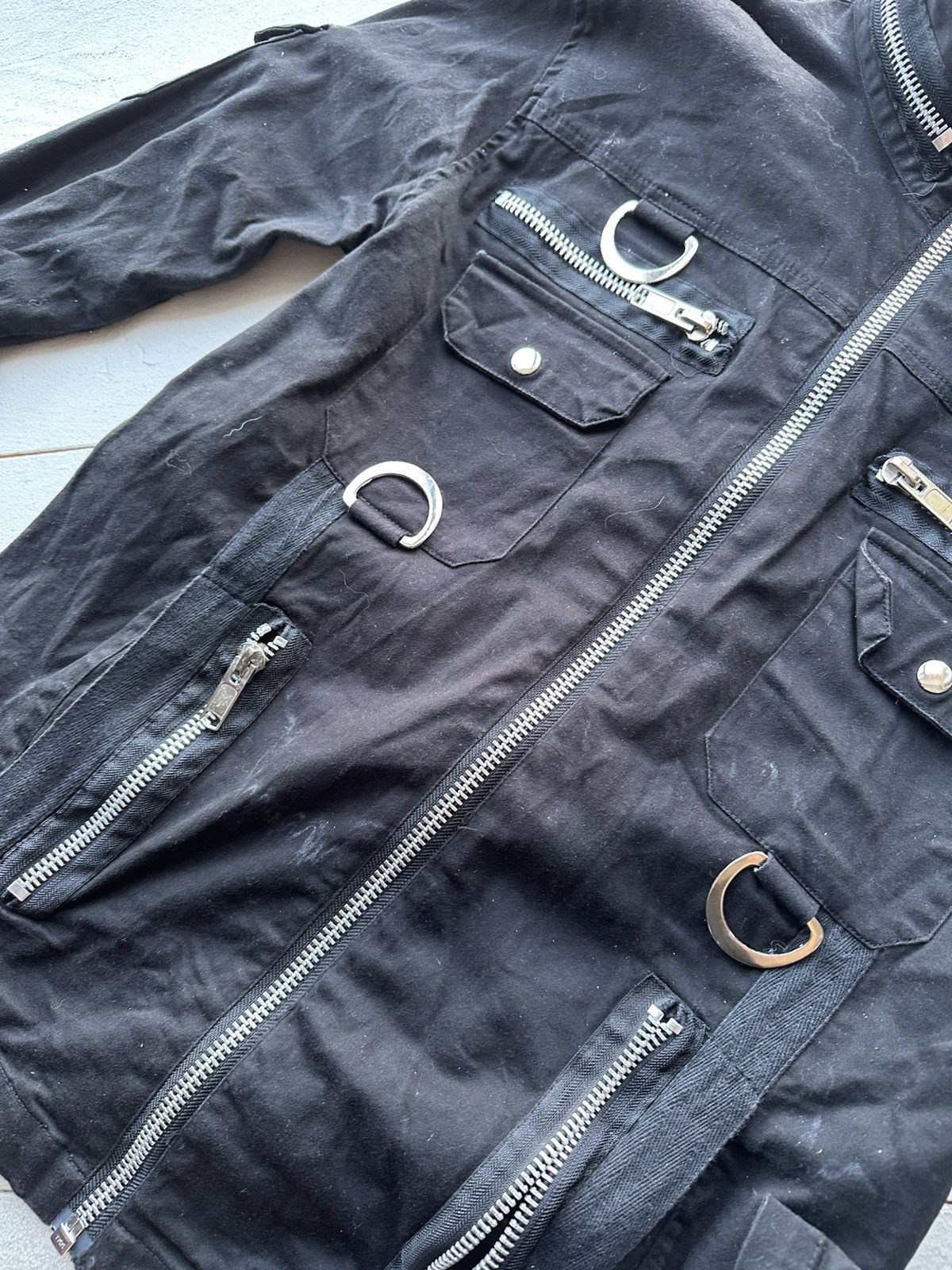 Other 🚨GOTHICANO PUNK OPIUM ZIPPER BONDAGE JACKET OWENS ISSEY Size US M / EU 48-50 / 2 - 4 Thumbnail