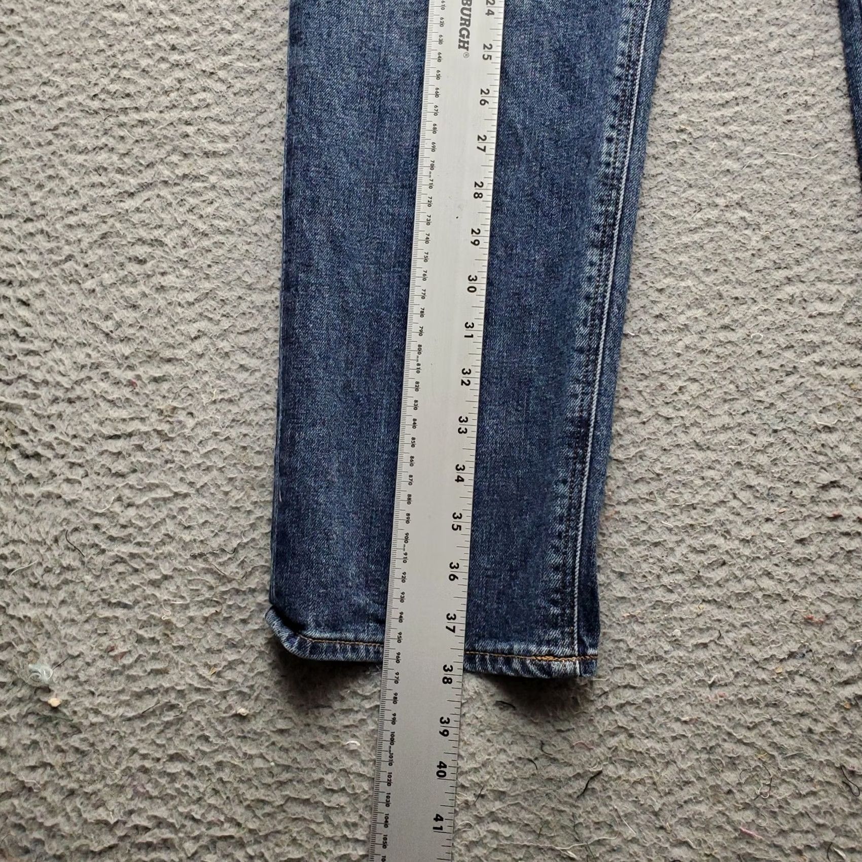 Old Navy Old Navy Womens 14 Blue Denim Mid Rise Boyfriend Jeans - Regular Fit, 5-Pocket, 27 Inseam, Streetwear Style Size 36" / US 14 / IT 50 - 3 Thumbnail