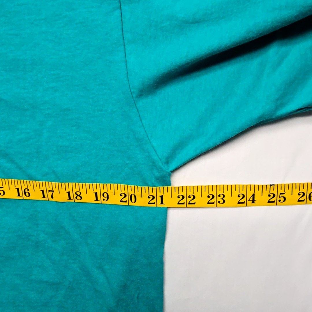 Jerzees Vintage Arizona Cactus Tee Floral Turquoise Blue L Shirt Size US L / EU 52-54 / 3 - 6 Thumbnail