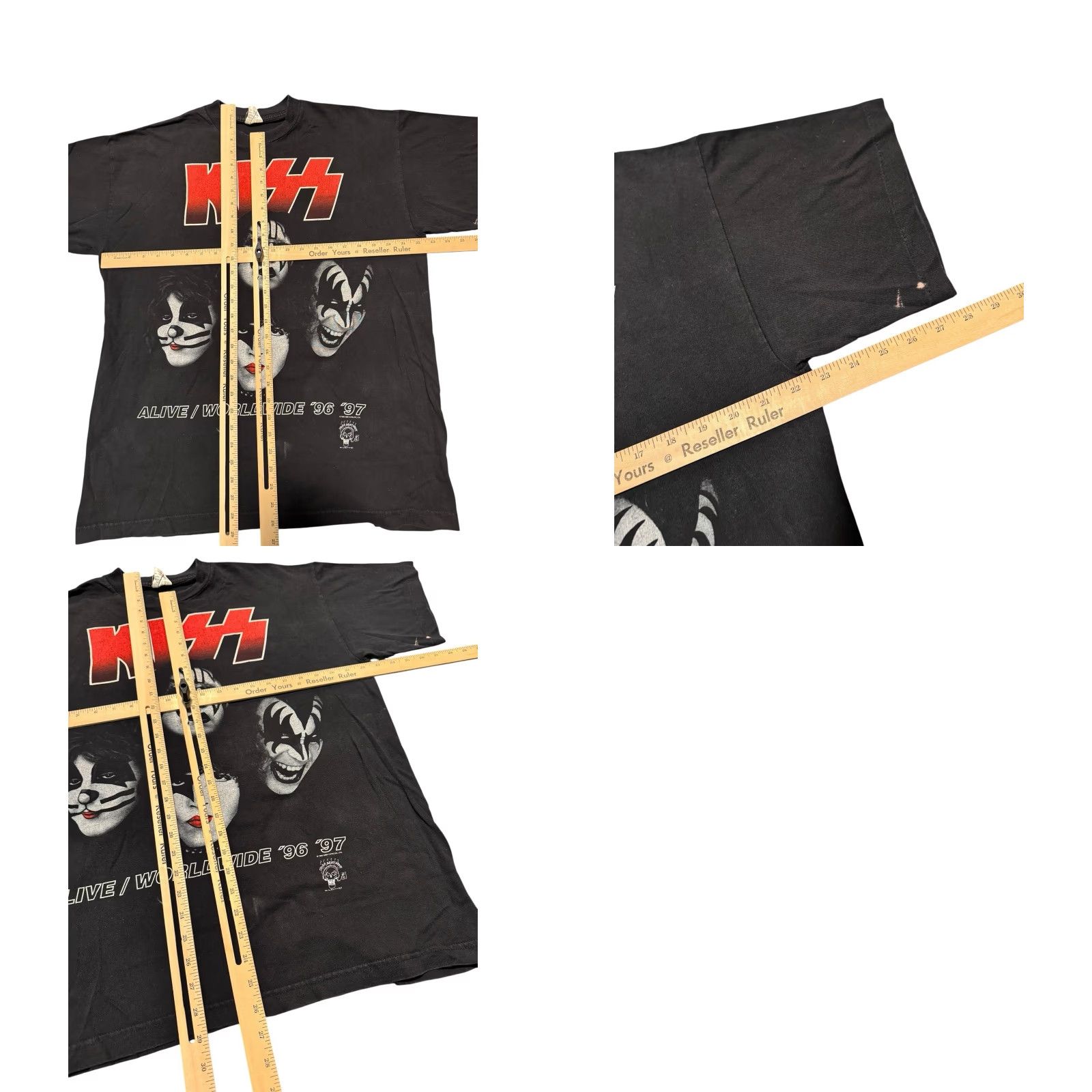 Vintage VINTAGE Kiss Alive Worldwide Tour I Got The Best Band T-Shirt XL Cronies Shirt Men Black 1996 90s Rock Logo Size US XL / EU 56 / 4 - 10 Thumbnail