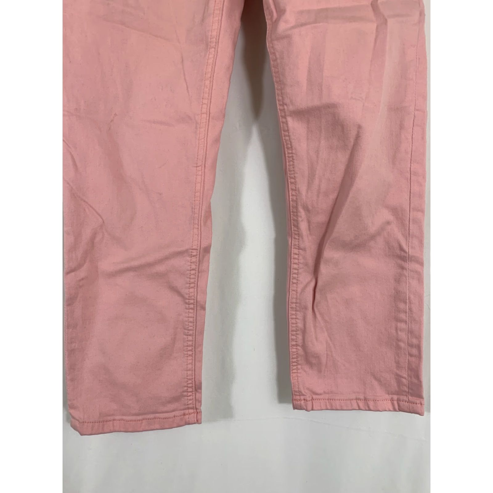 Vintage Kensie Jeans Capri Pink Stretch 28x24 2/26 Midrise Straight Leg Womens Jeans 28 Inseam 24 Memorial? Size 26" / US 2 / IT 38 - 2 Thumbnail