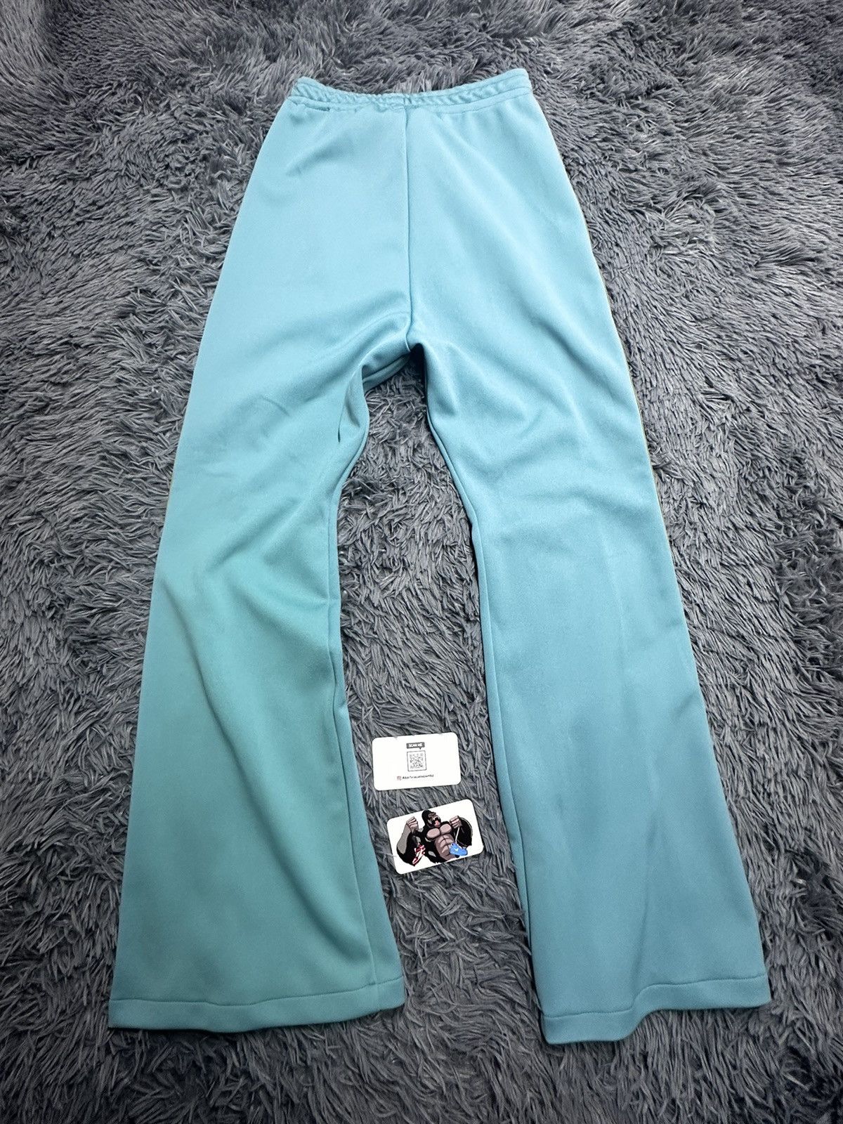 Kapital Kapital Jersey Stunt Man & Woman Track Pants Turquoise Size US 36 / EU 52 - 3 Thumbnail