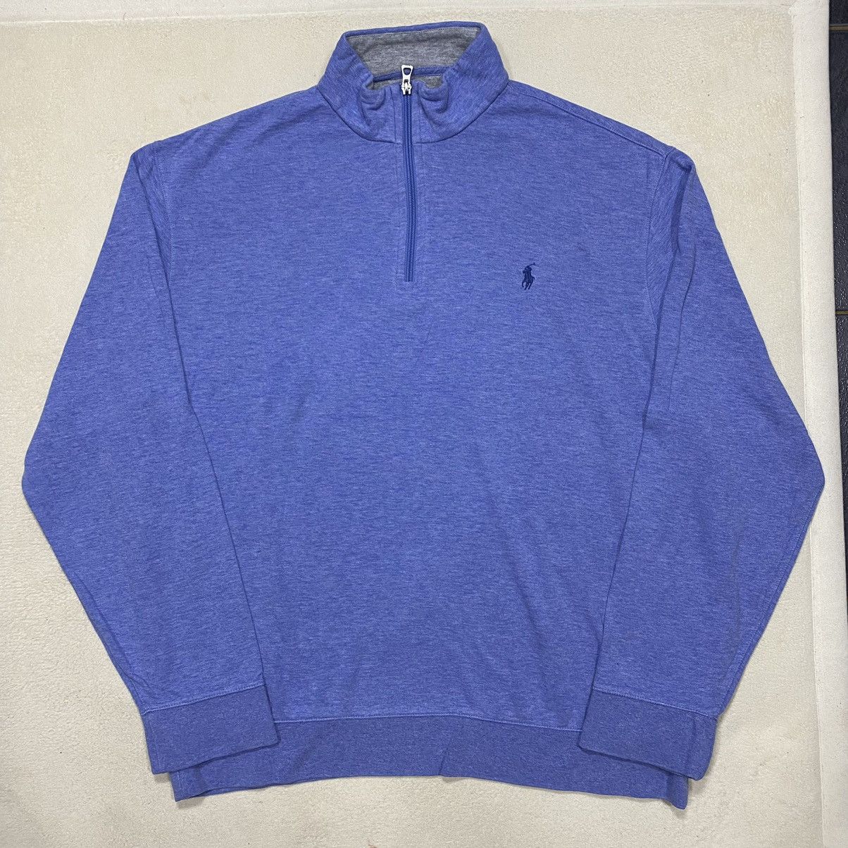 Polo RALPH LAUREN Embroidered Logo Half Zipper Sweatshirt