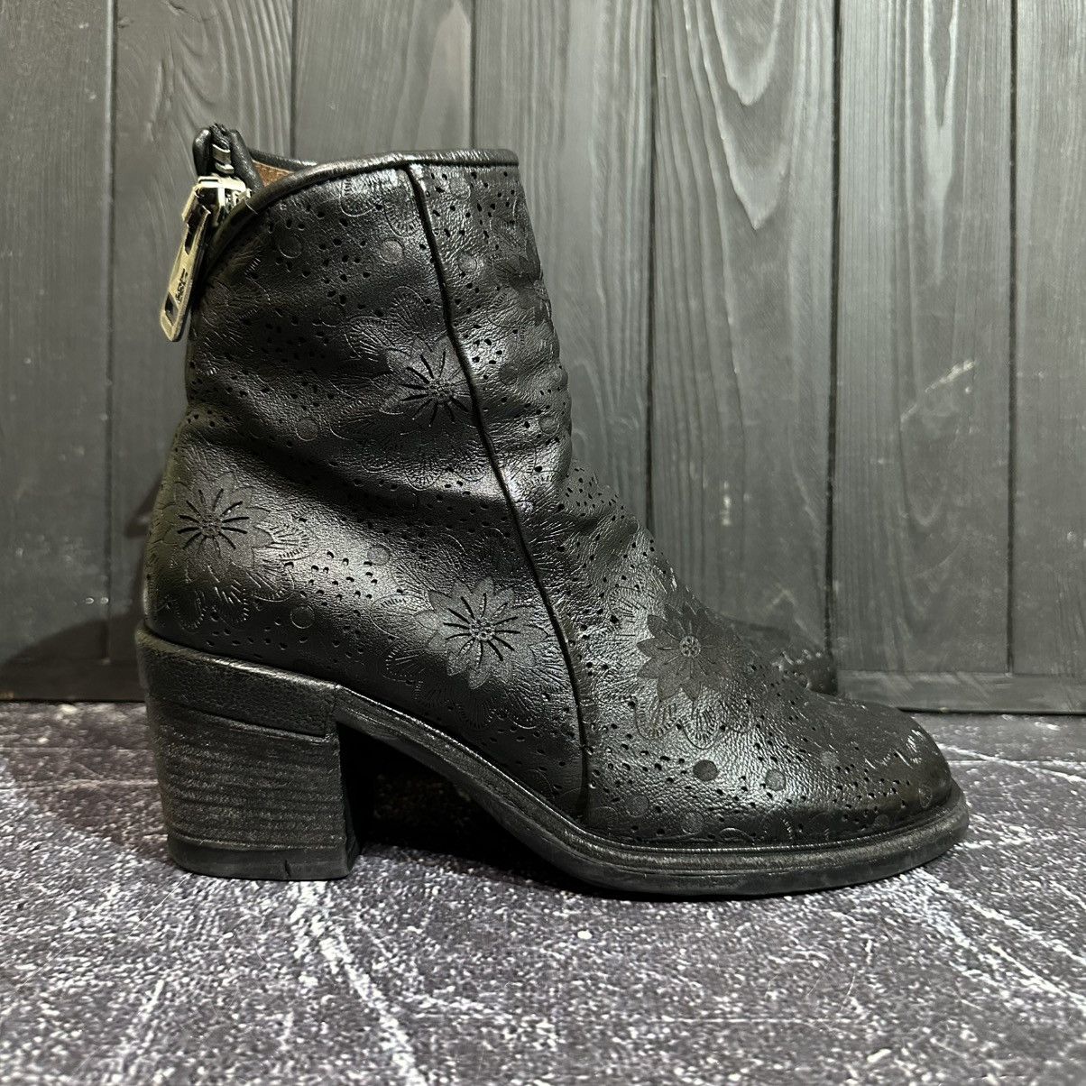 A.S 98 Airsteps Women’s Leather Boots 37eu 6.5-7us RickOwens
