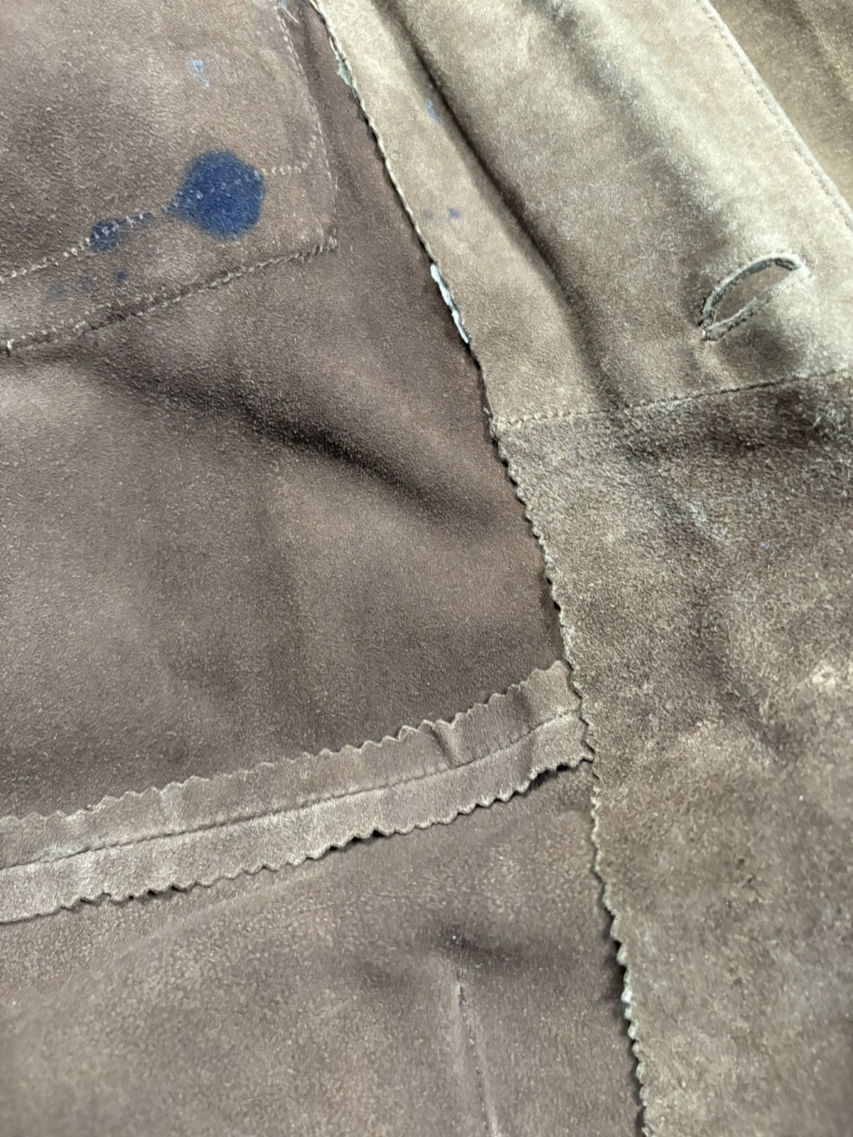 Yves Saint Laurent Yves Saint Laurent Archive 80s Suede Work Jacket YSL Vintage Size US XL / EU 56 / 4 - 20 Thumbnail