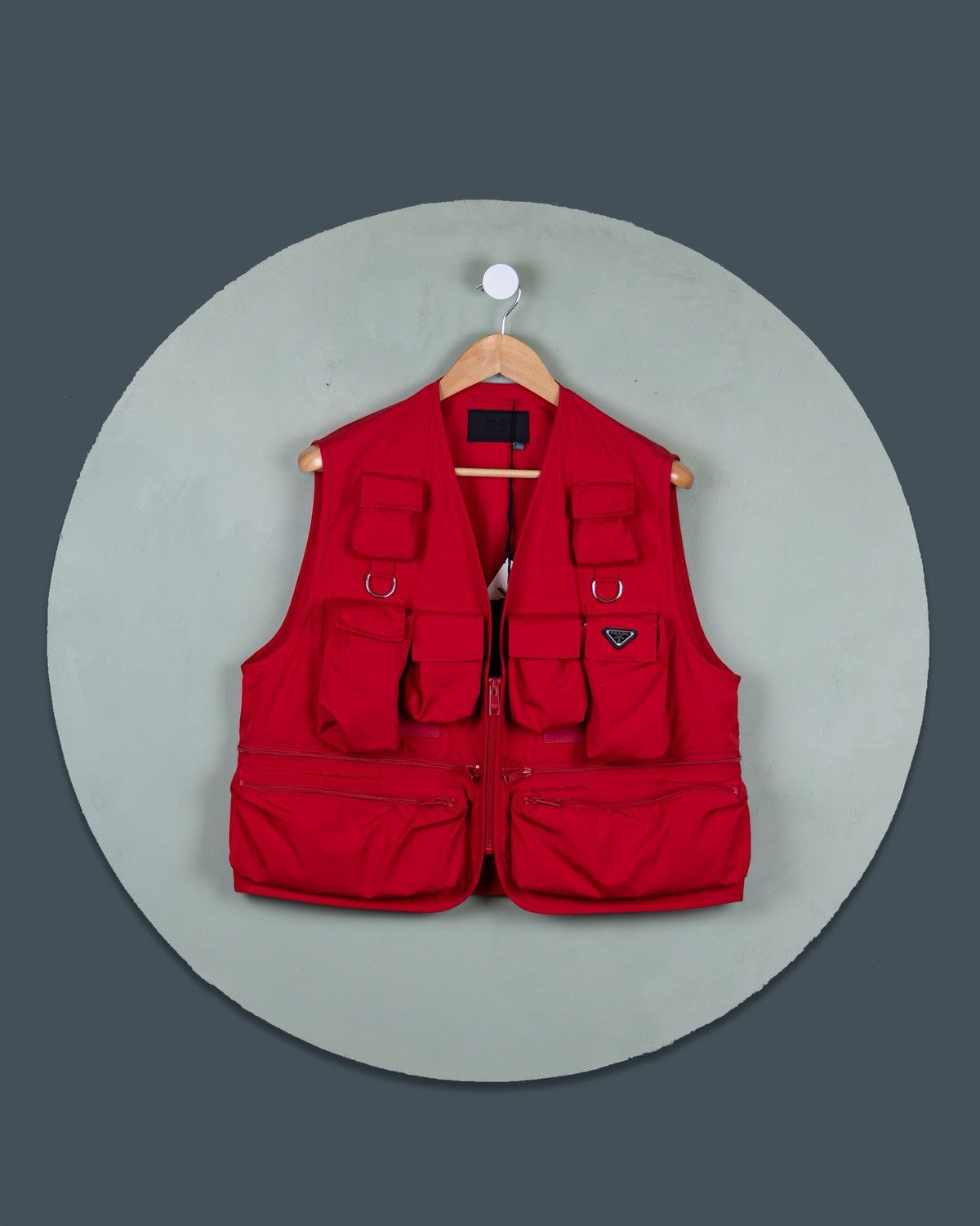 Prada Prada Multi-Pocket Cotton Vest Size US M / EU 48-50 / 2 - 2 Thumbnail