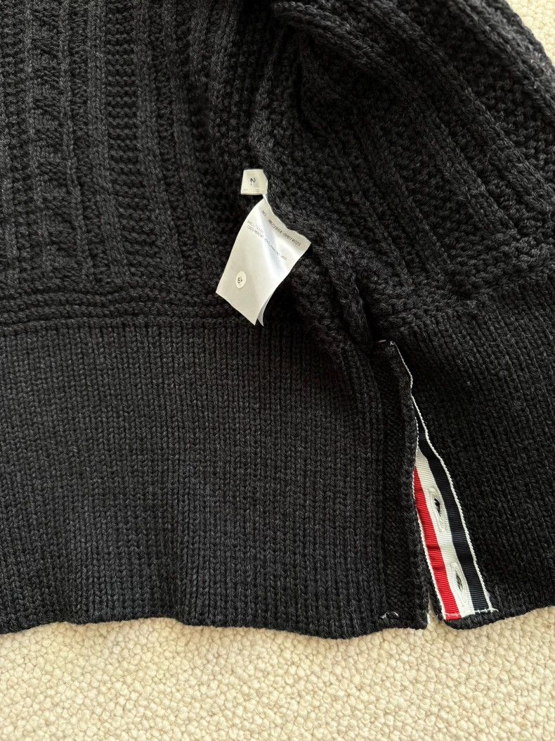 Thom Browne Thom Browne size2 Four bar striped wool sweater Size US M / EU 48-50 / 2 - 5 Thumbnail
