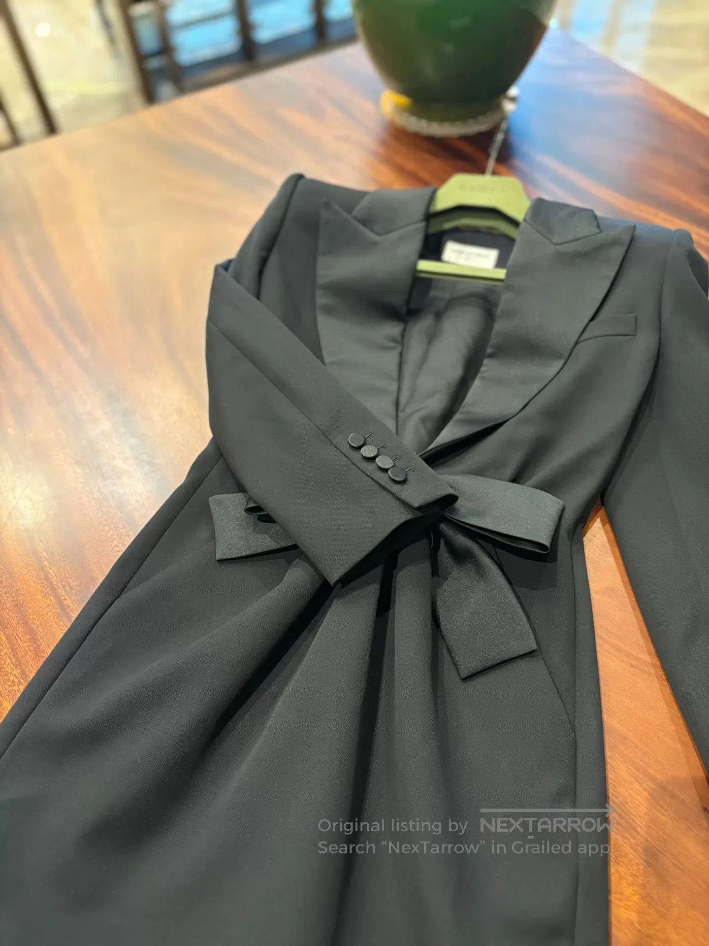 Saint Laurent Paris Saint Laurent Black Blazer Dress. Size M / US 6-8 / IT 42-44 - 4 Thumbnail