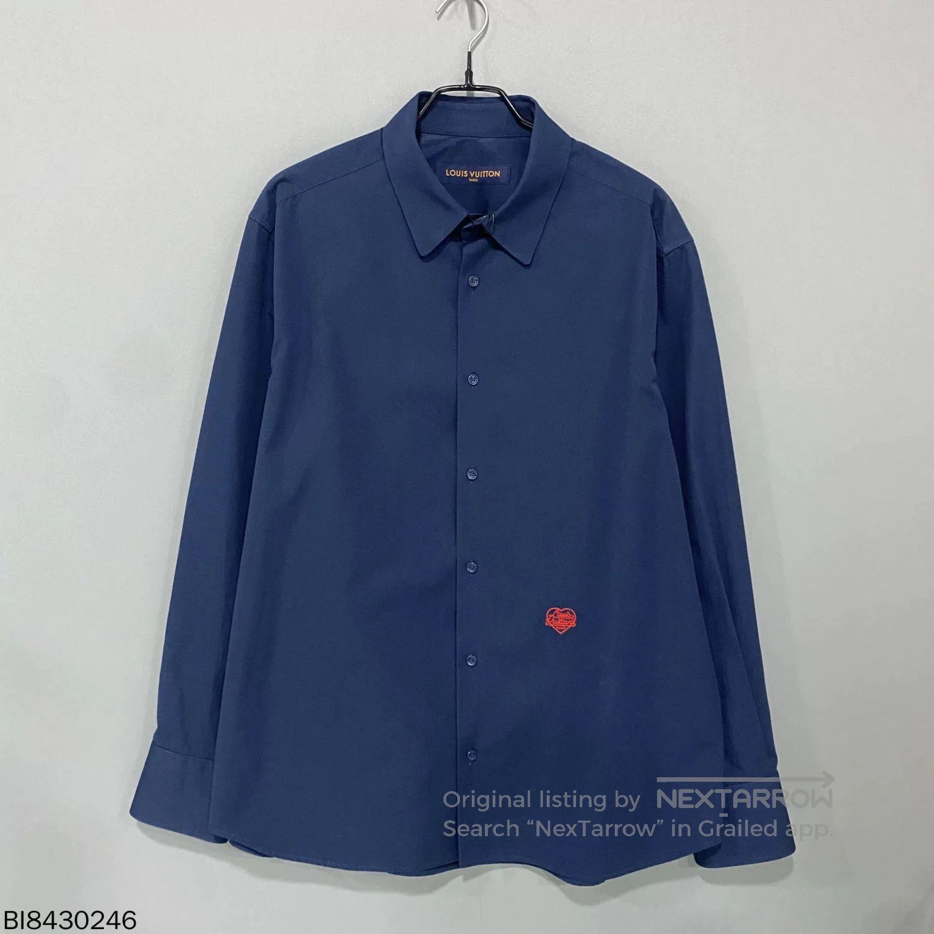 Louis Vuitton Louis Vuitton Heart Logo Embroidered Shirt. Size US L / EU 52-54 / 3 - 1 Thumbnail