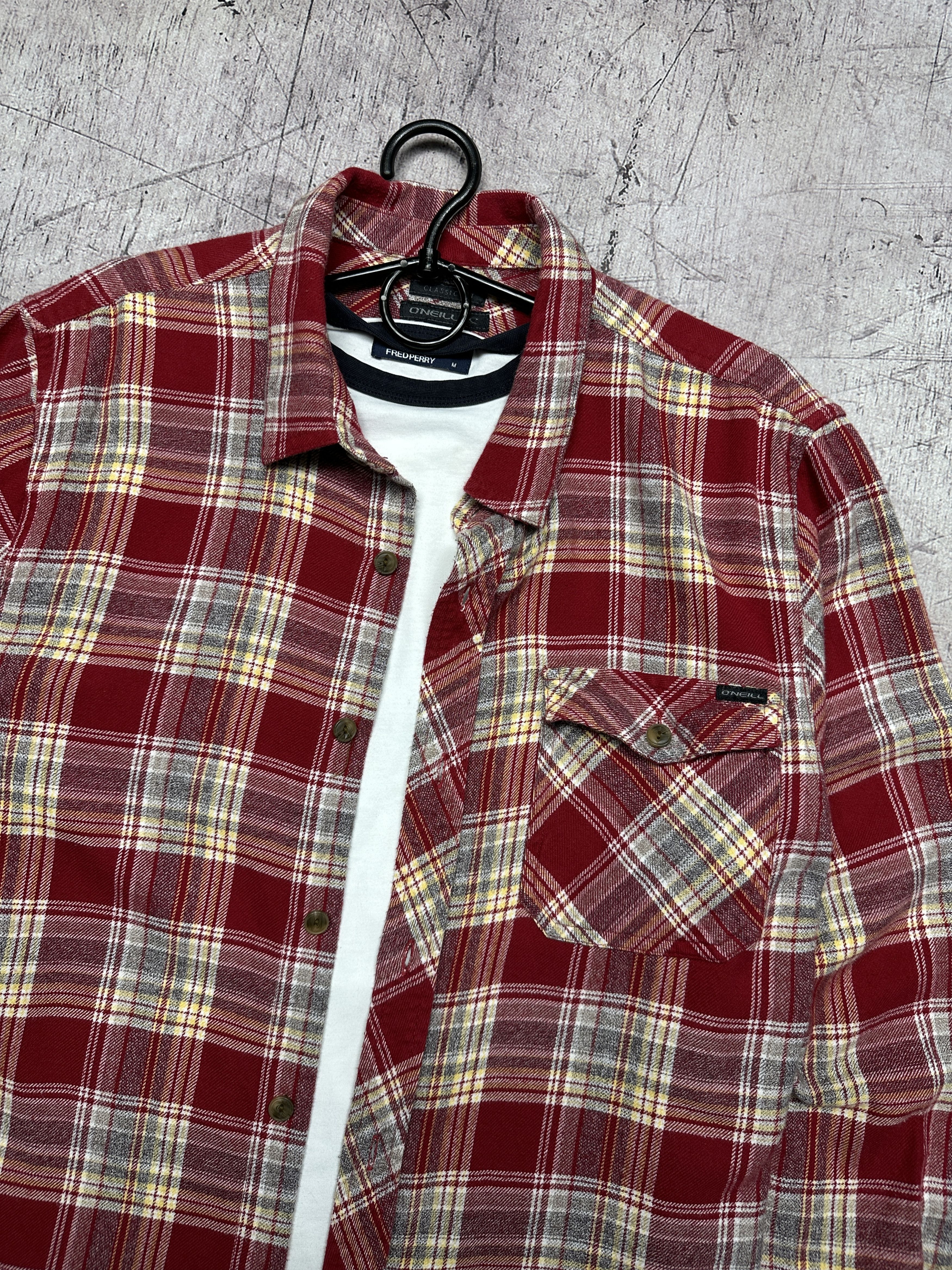 O'Neill O'neill Mens Flannel Plaid Shirt Size US M / EU 48-50 / 2 - 2 Thumbnail