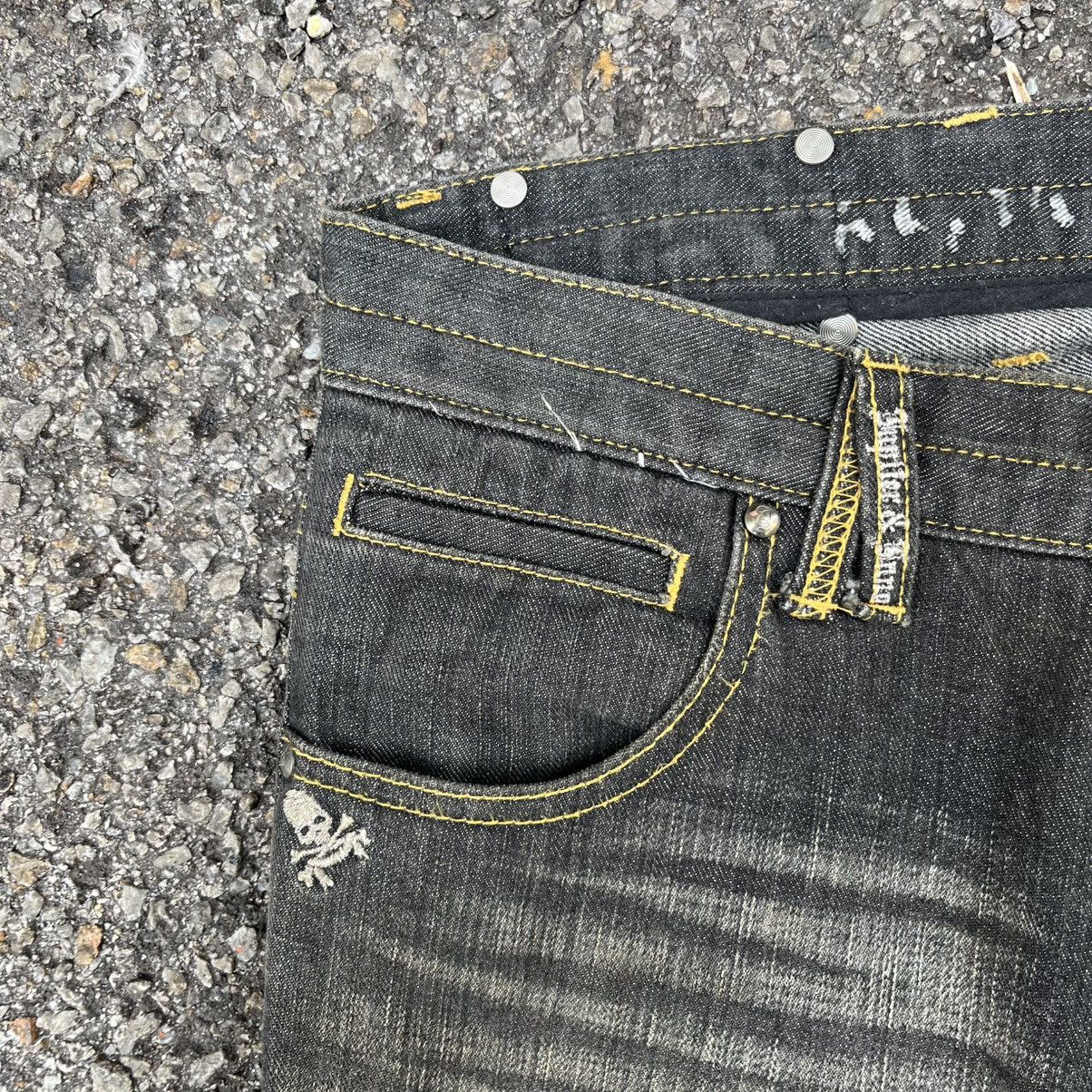 Hysteric Glamour Flared Jeans Faded Clawmark Japanese Bootcut Rusty Denim Size US 29 - 4 Thumbnail