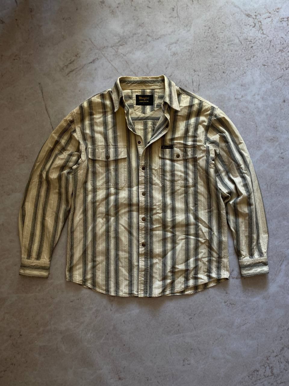 Cowboy Equipment × Vintage × Wrangler Vintage Wrangler Western Wear Shirt Size US L / EU 52-54 / 3 - 1 Thumbnail