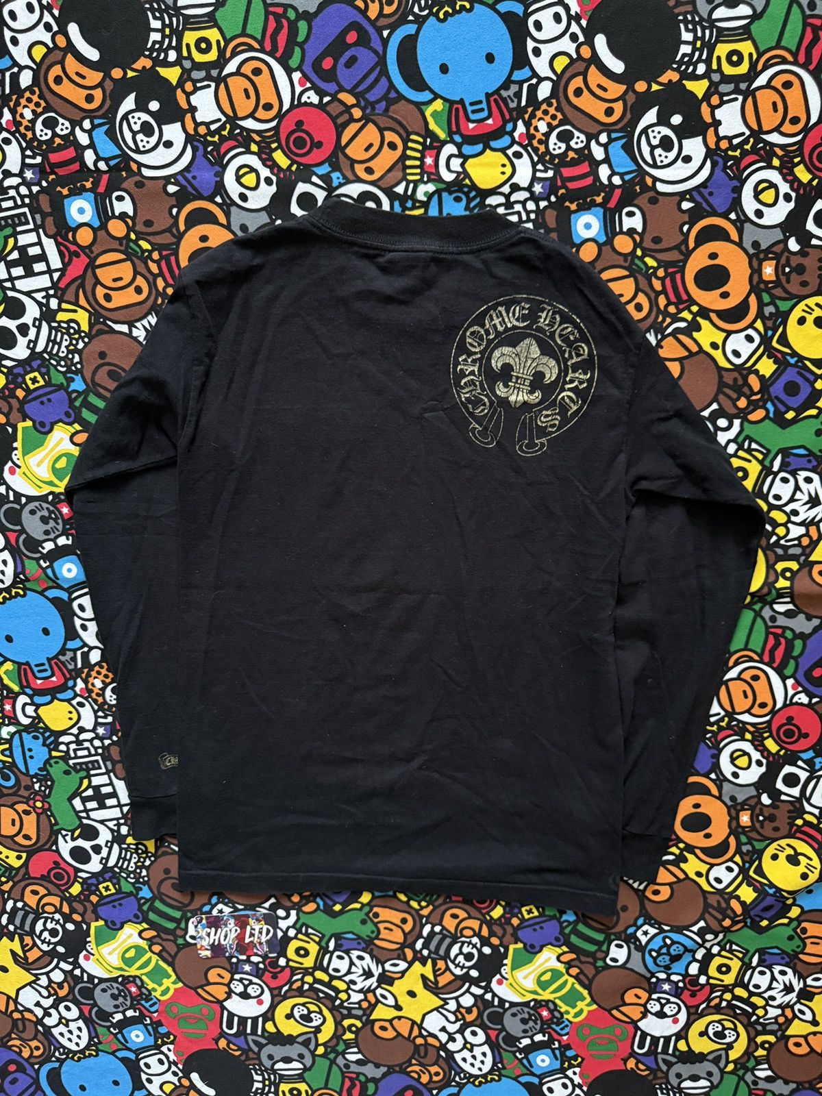 Chrome Hearts Chrome Hearts Gold Multi Dagger Logo Long Sleeve Tee Size US S / EU 44-46 / 1 - 9 Thumbnail