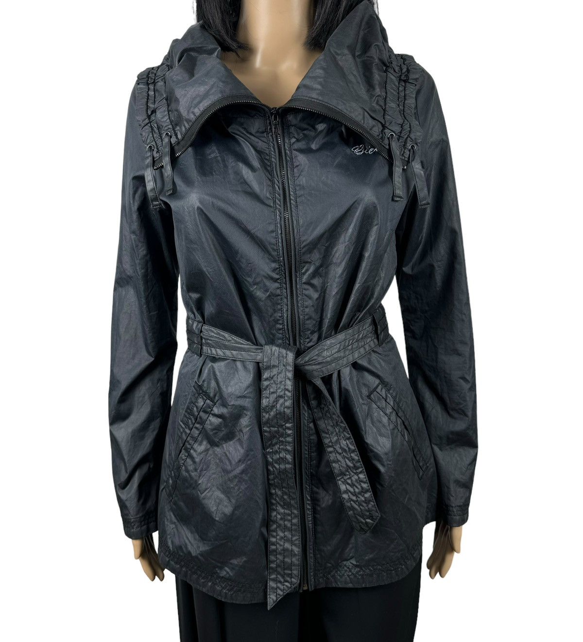 Diesel × Vintage Diesel Navy Blue Nylon Parka Belted Vintage size XL Size XL / US 12-14 / IT 48-50 - 5 Thumbnail