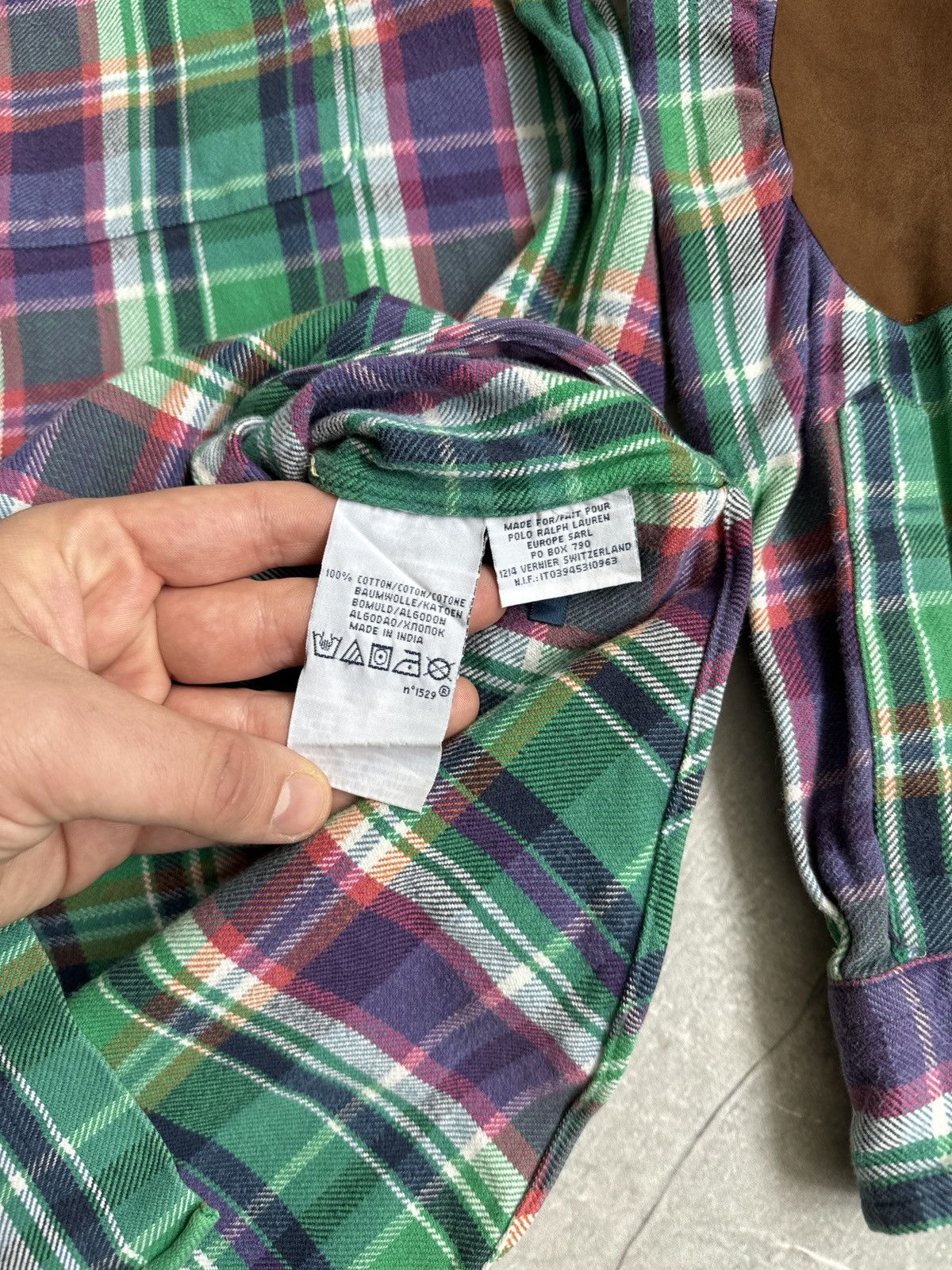 Polo Ralph Lauren Vintage 90s Polo Ralph Lauren Plaid Flannel Shirt Size US M / EU 48-50 / 2 - 14 Thumbnail