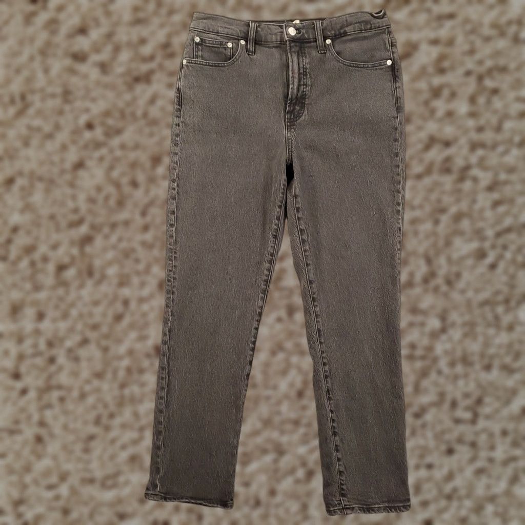 Madewell VINTAGE Madewell The Perfect Vintage Jeans Womens 29 Black High Rise Classic Straight Jeans Size 29" - 1 Thumbnail