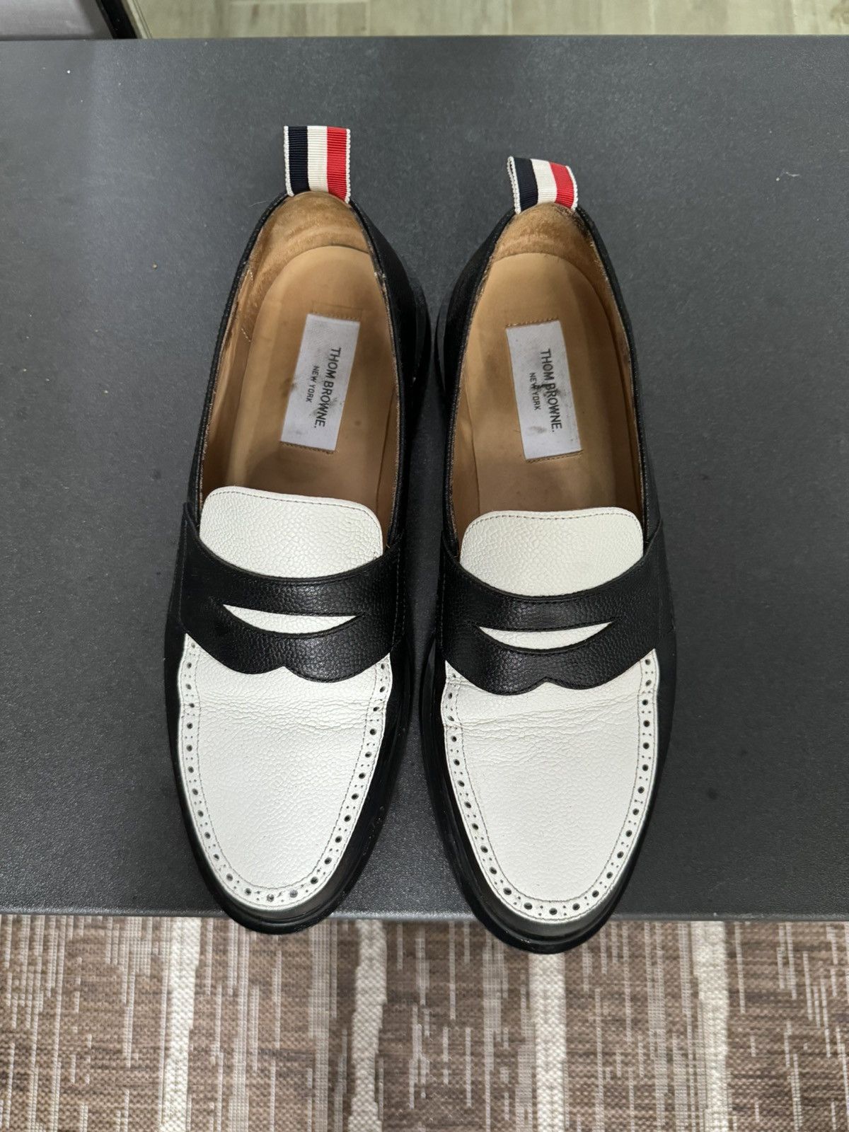 Thom Browne Tom Browne Penny Loafers Size US 10.5 / EU 43-44 - 4 Thumbnail