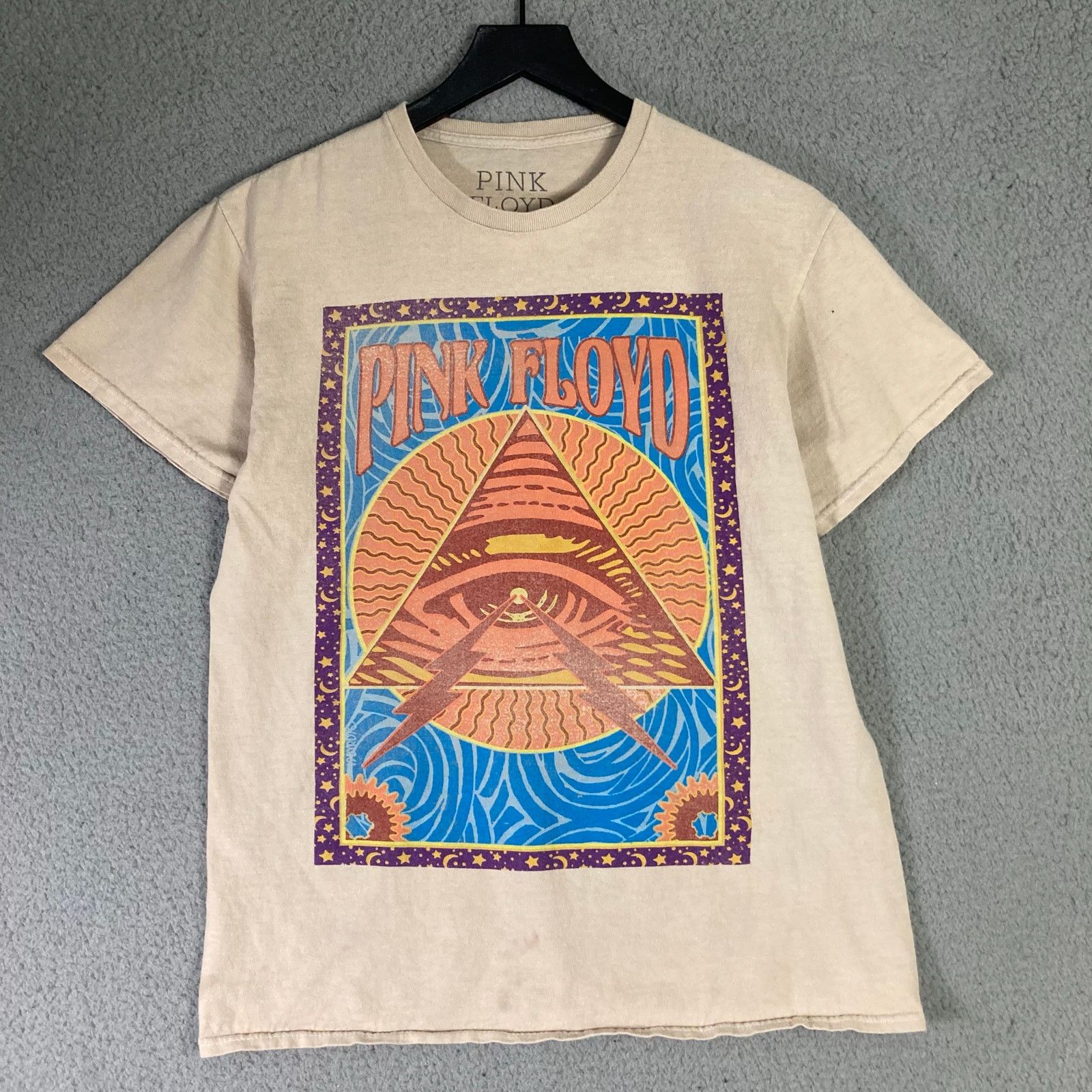 Pink Floyd Pink Floyd Unisex Beige Graphic Tee Size Small Size US S / EU 44-46 / 1 - 3 Thumbnail