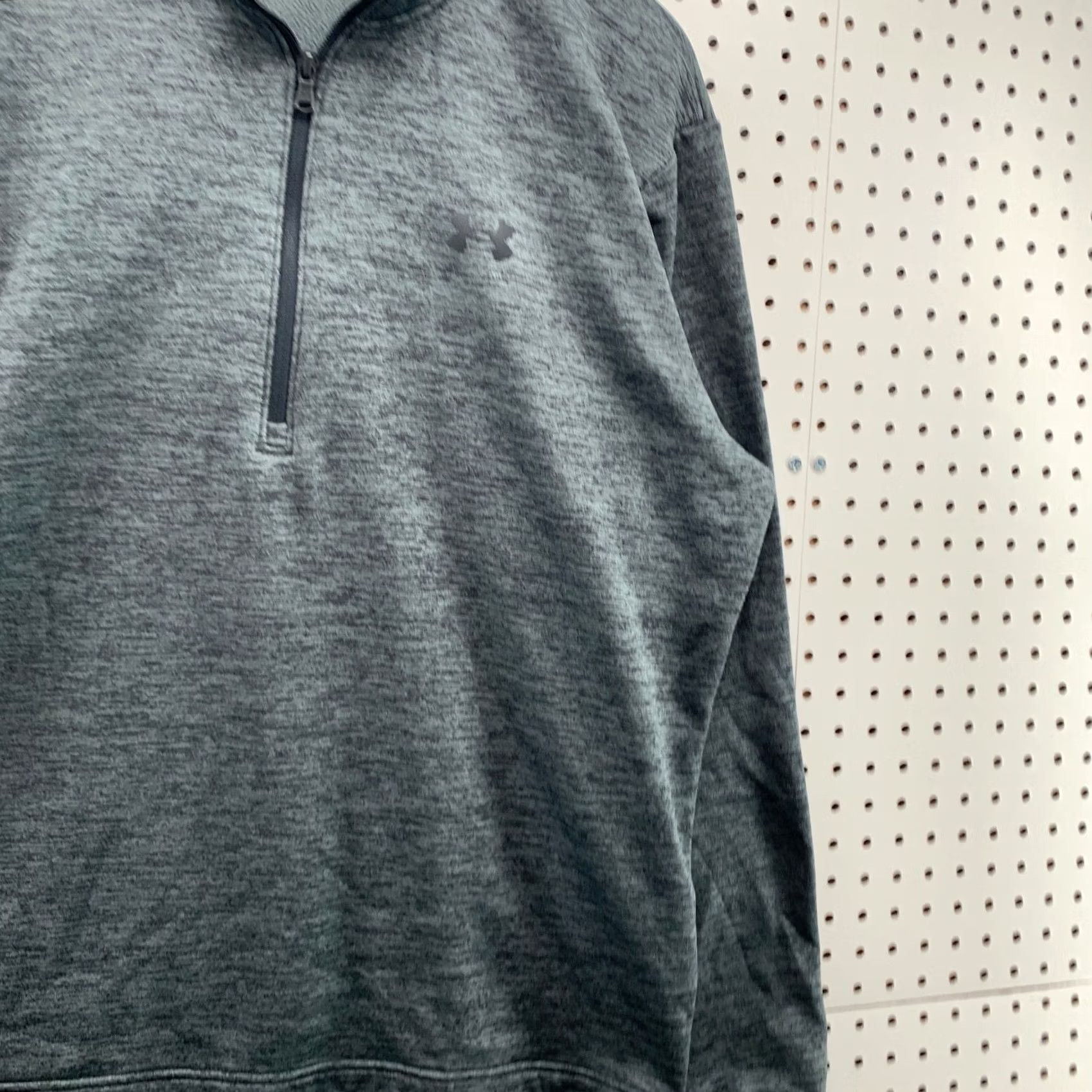 Under Armour Under Armour 1/4 Zip Pullover Sweatshirt Mens XL Loose Pullover 27x29 Gray Mock Neck Activewear Casual Pullover 1/4 Zip Mens XL Gray Size US XL / EU 56 / 4 - 4 Thumbnail
