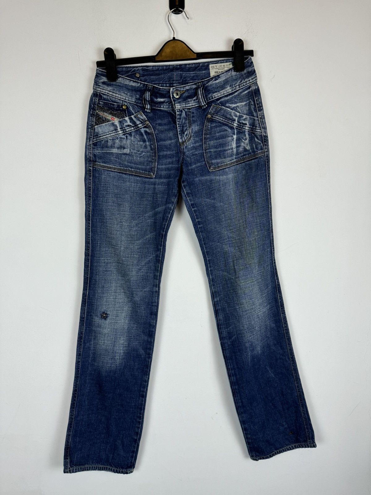 Diesel Vintage Women’s Diesel Y2K Style Denim Jeans Size 27" / US 4 / IT 40 - 3 Thumbnail