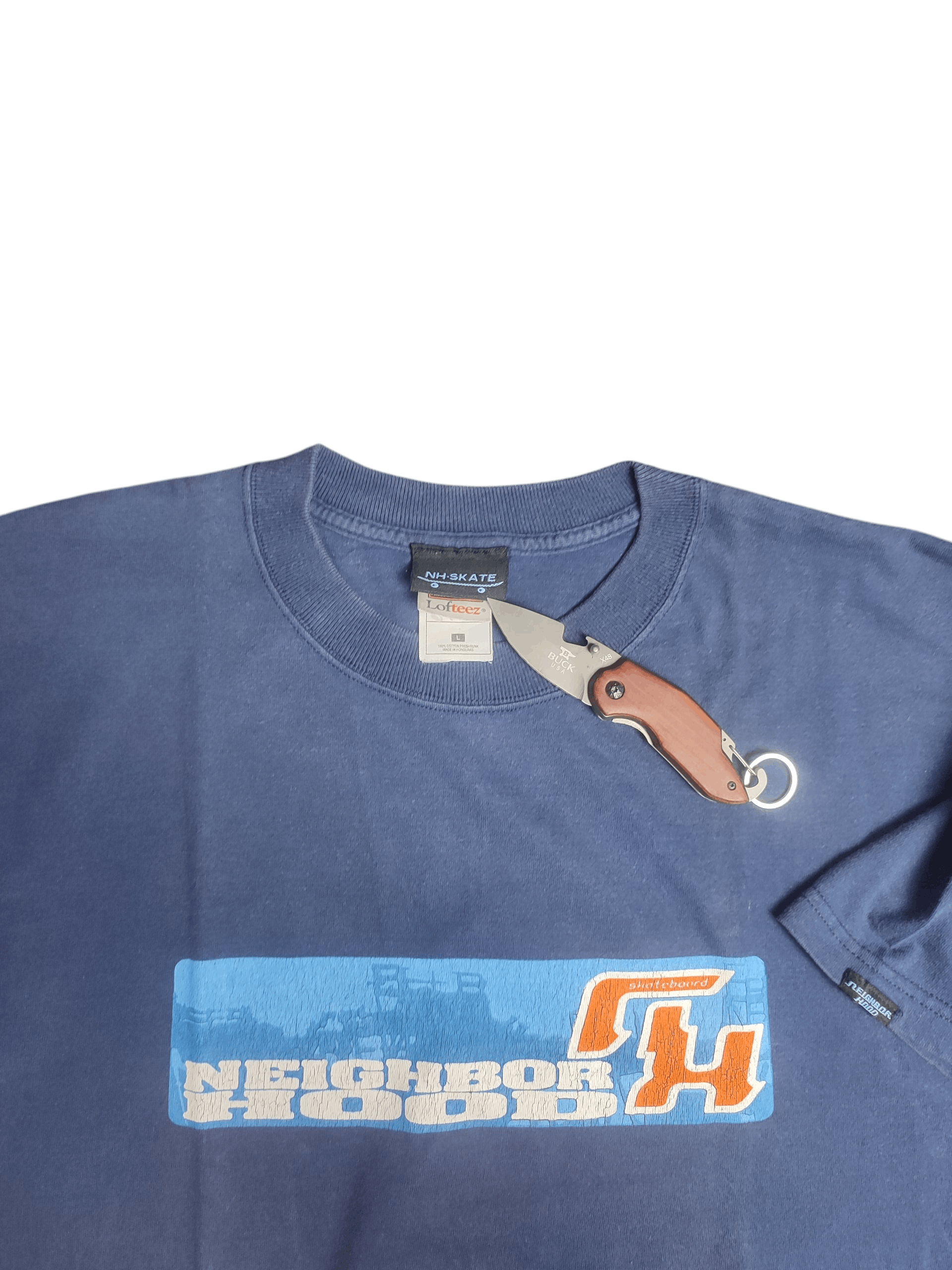 Neighborhood Neighborhood Skateboards 1990s Vintage Tshirt Size US L / EU 52-54 / 3 - 4 Thumbnail