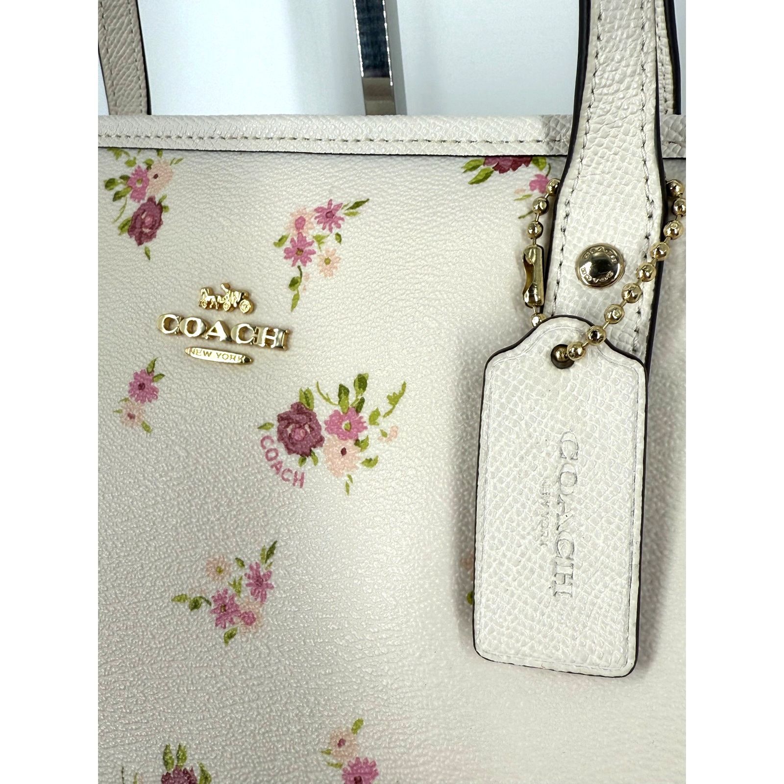 Coach Limited Ed. Coach City Tote Daisy Print Chalk Multi F29487 Size ONE SIZE - 6 Thumbnail