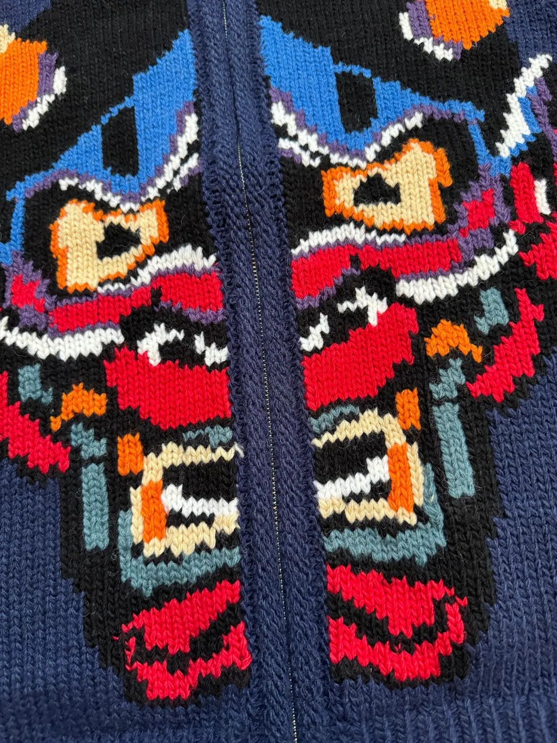 Palace Palace Demon Cowichan Knit Blue Oni Size US S / EU 44-46 / 1 - 4 Thumbnail